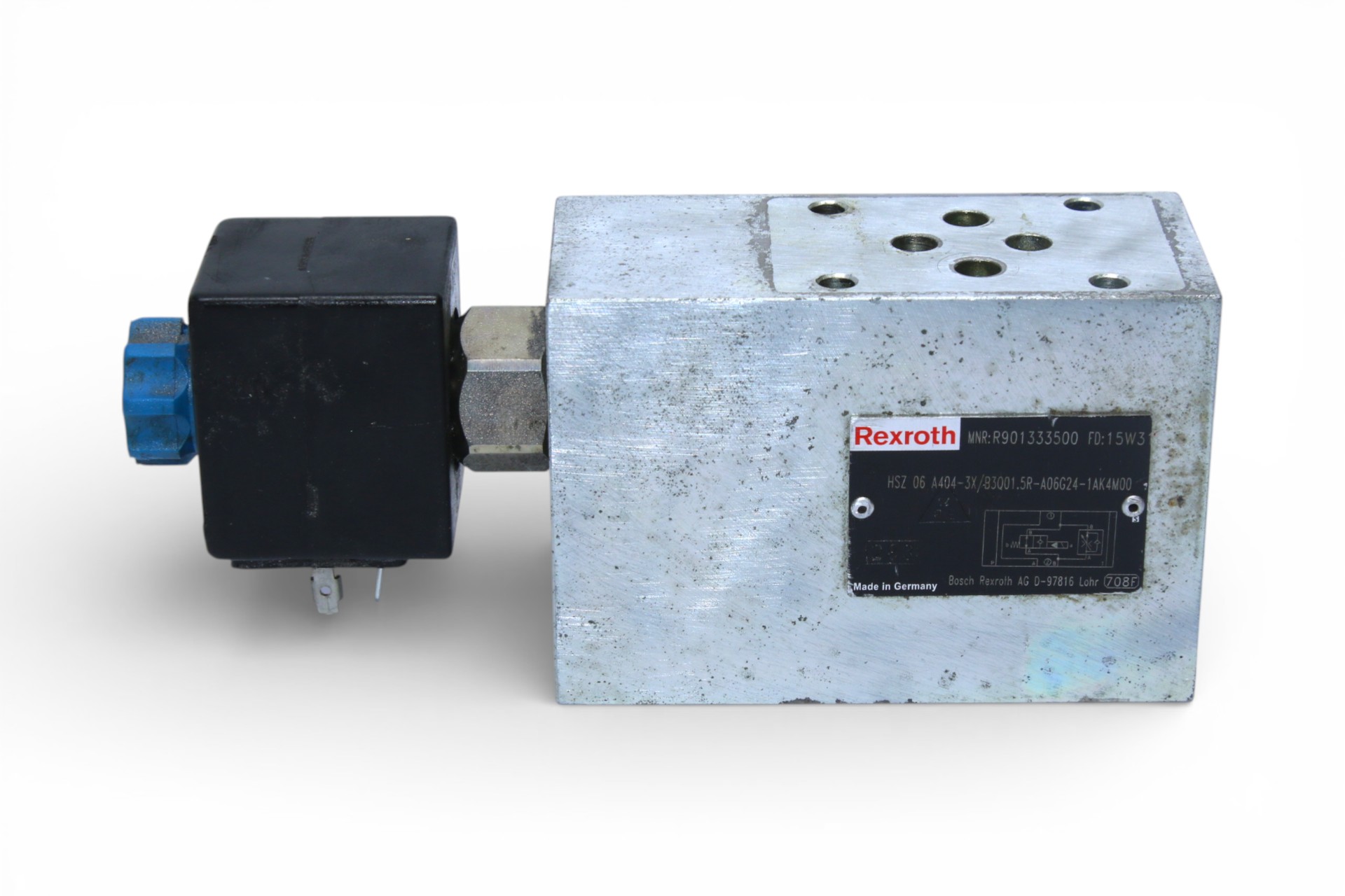 REXROTH HSZ 06 A404-3X/B3Q01.5R-A06G24-1AK4M00 INTERMEDIATE PLATE R901333500 - Image 3