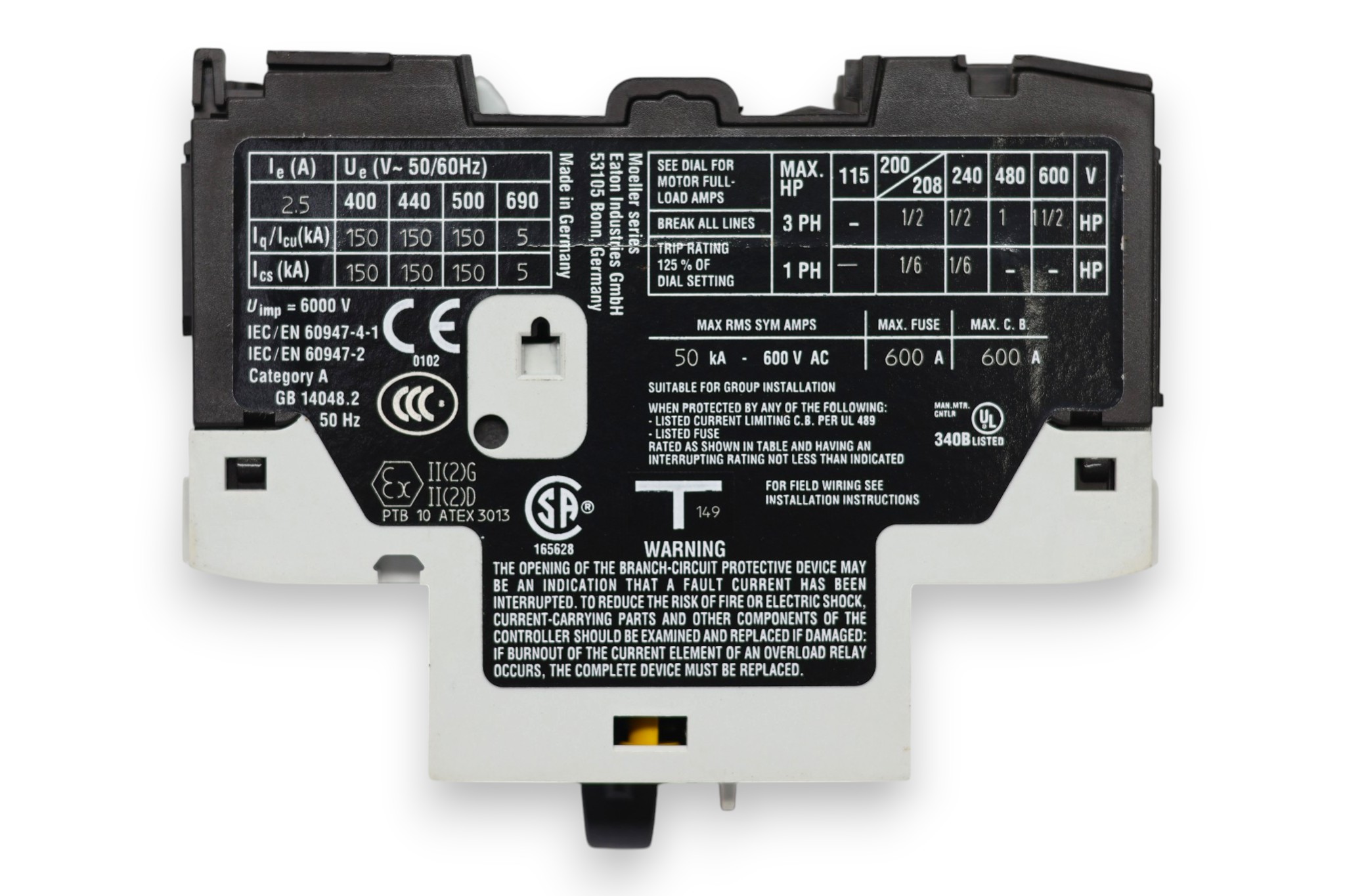 EATON PKZM0-2.5 MOTOR PROTECTOR - Image 4