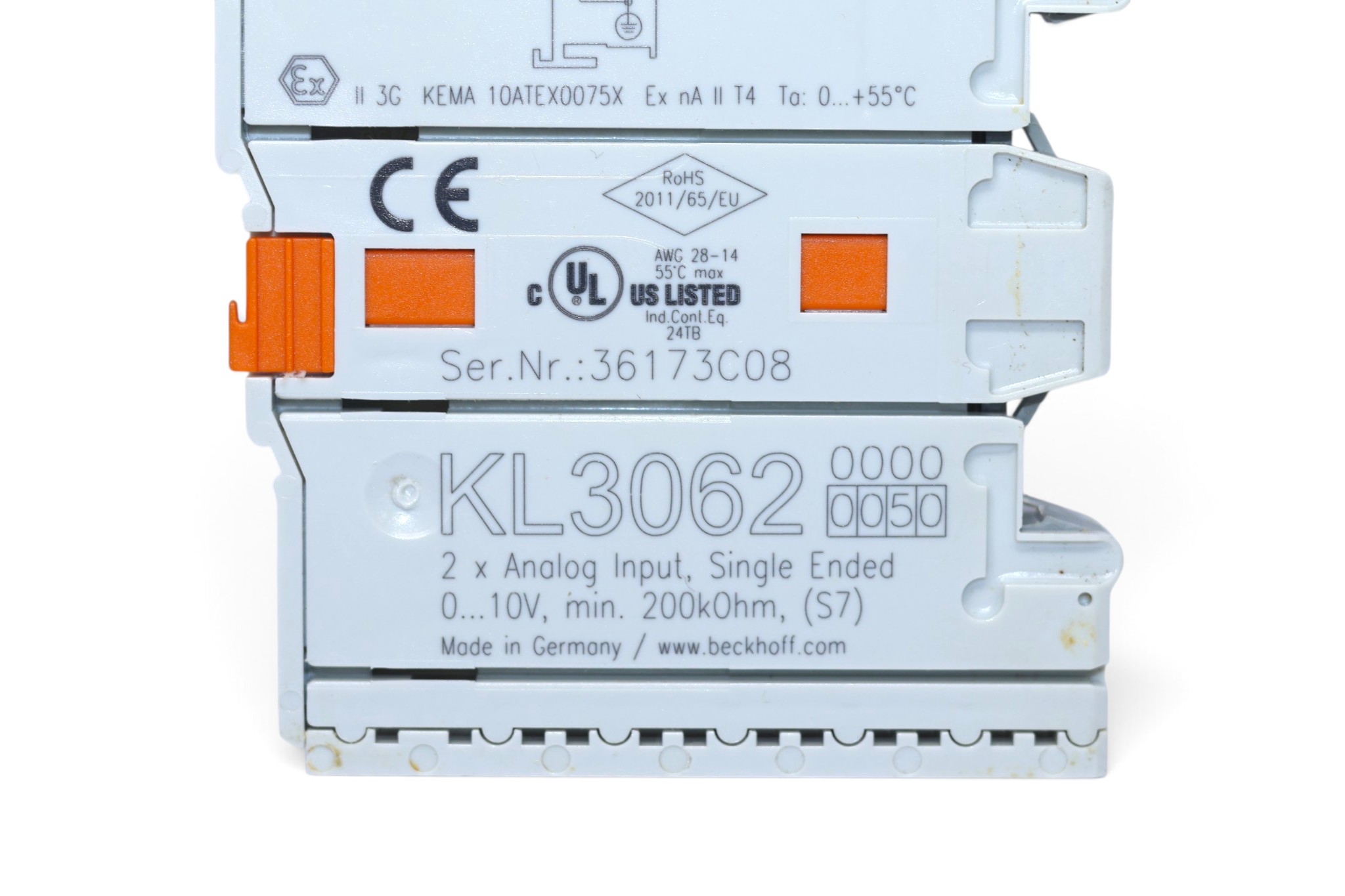 BECKHOFF KL 3062 BUS TERMINAL - Image 2
