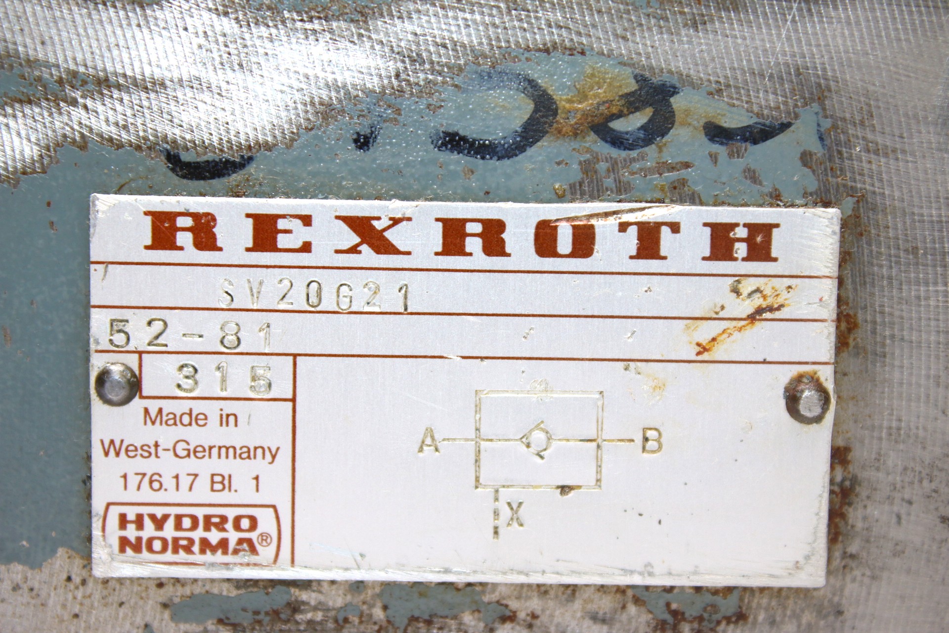 REXROTH SV20GA21 CHECK VALVE - Image 2
