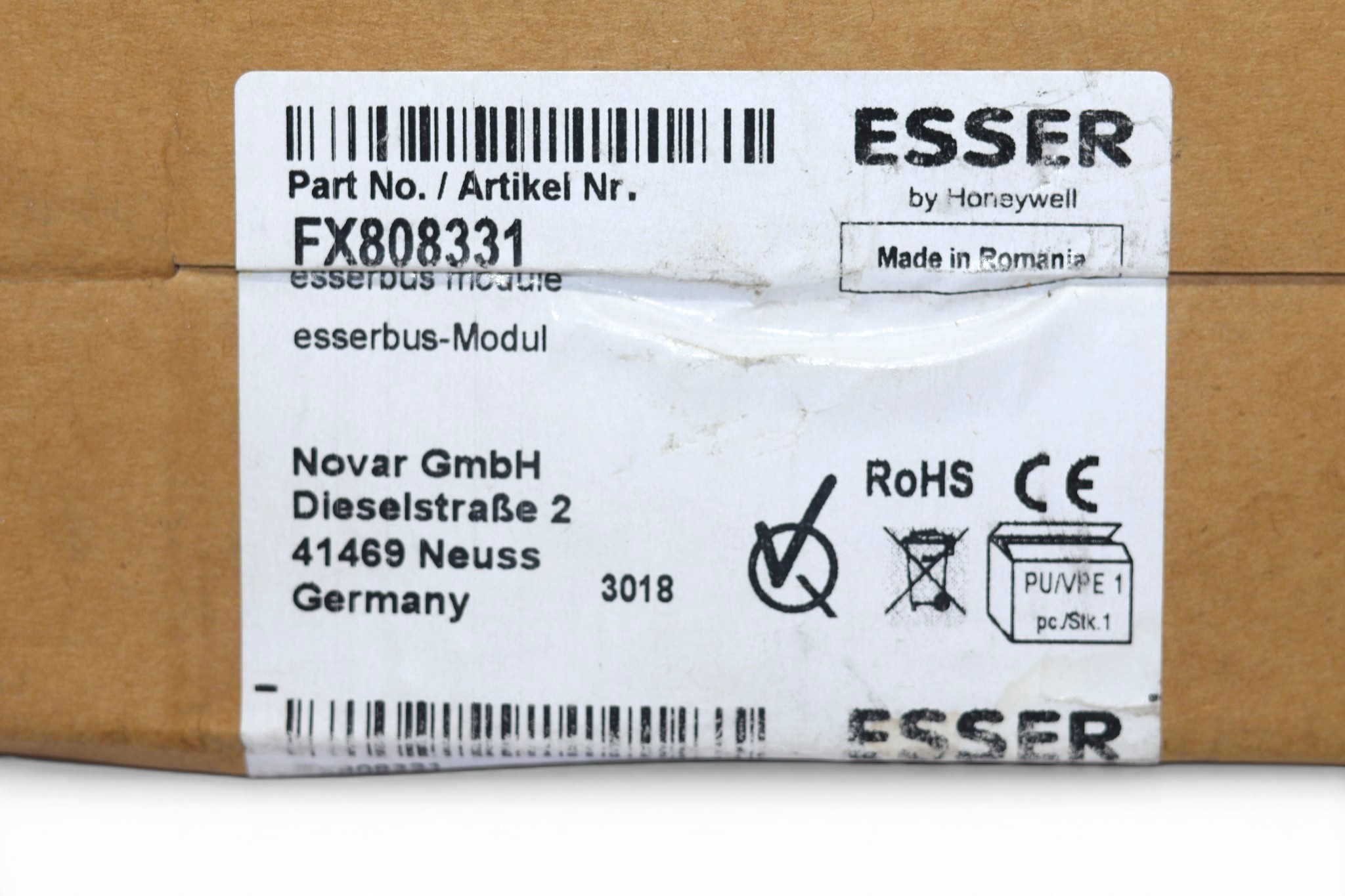 ESSER FX808331 ESSERBUS MODULE - Image 3