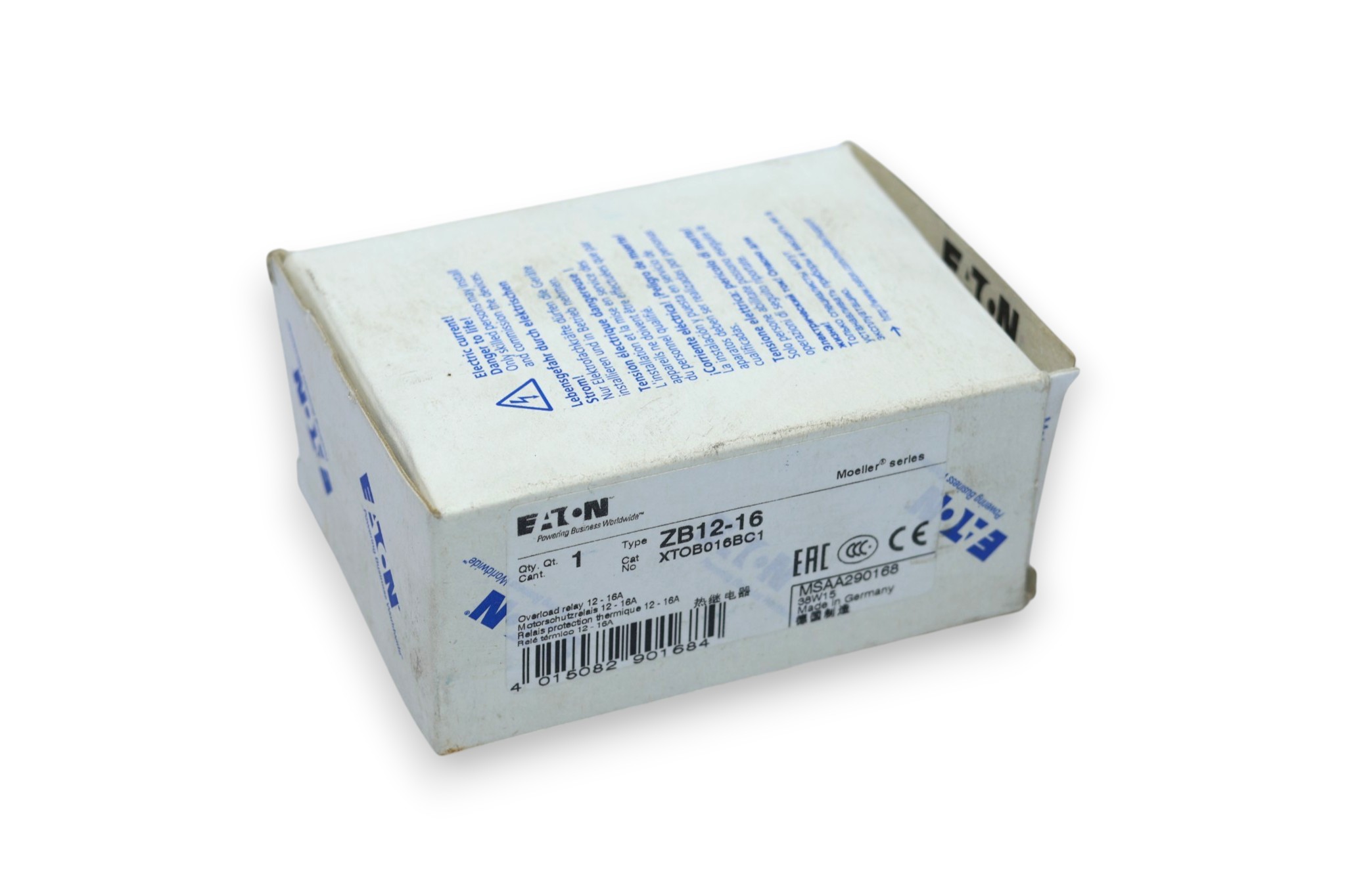 EATON ZB12-16 OVERLOAD RELAY 290168 - Image 7