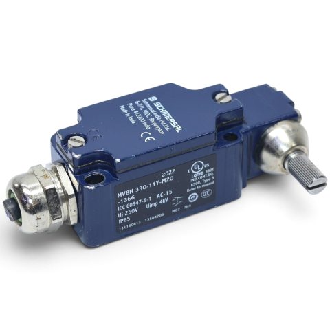 SCHMERSAL MV8H330-11Y-M20-1366 LIMIT SWITCH 101160613