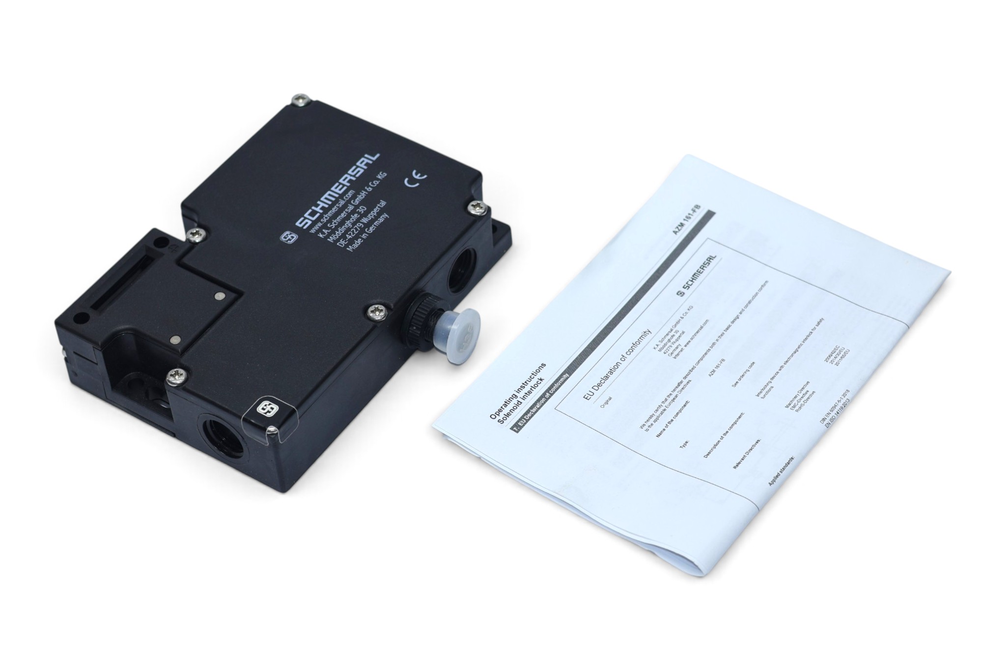 SCHMERSAL AZM 161B-ST1-FB-RA SOLENOID INTERLOCK 103034789