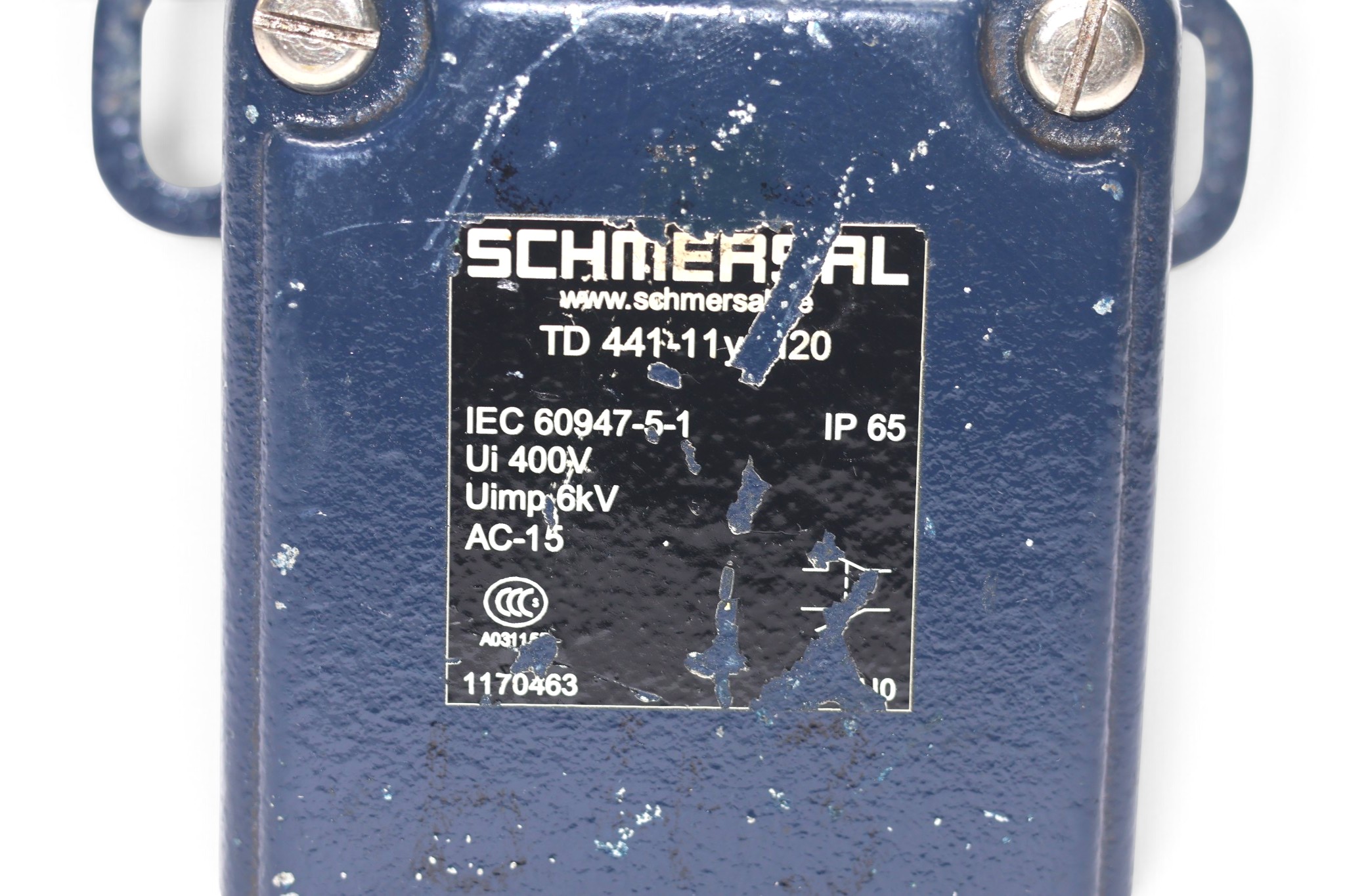 SCHMERSAL TD 441-11Y-M20 POSITION SWITCH 101170463 - Image 2