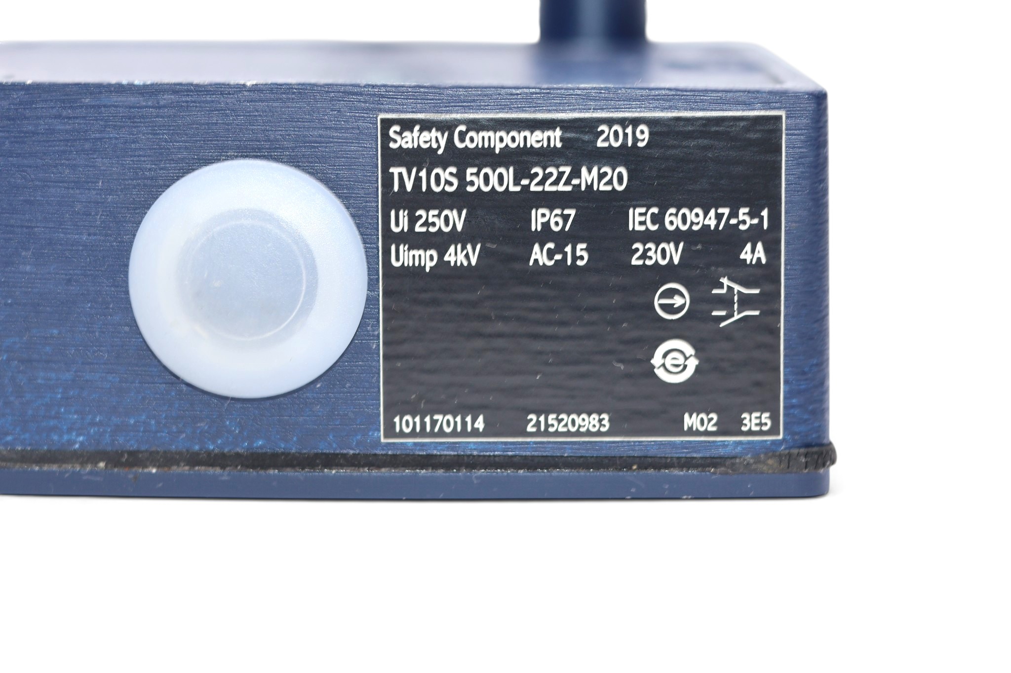 SCHMERSAL TV10S 500L-22Z-M20 SAFETY SWITCH 101170114 - Image 2