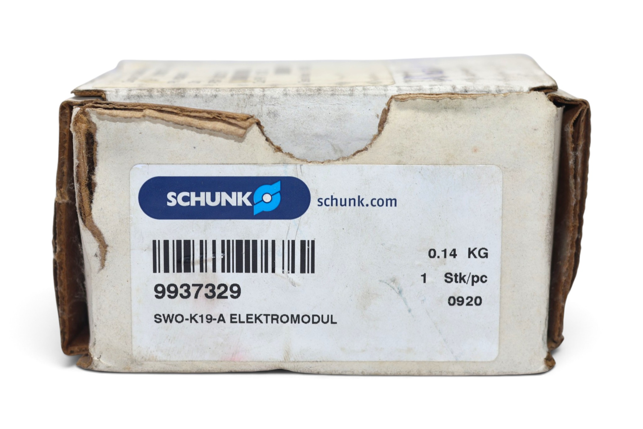 SCHUNK SWO-K19-A ELECTRIC FEED-THROUGH MODULE 9937329 - Image 2