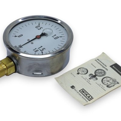 WIKA 213.53.100 LIQUID FILLED GAUGE 9022554 (0...1.6 bar)
