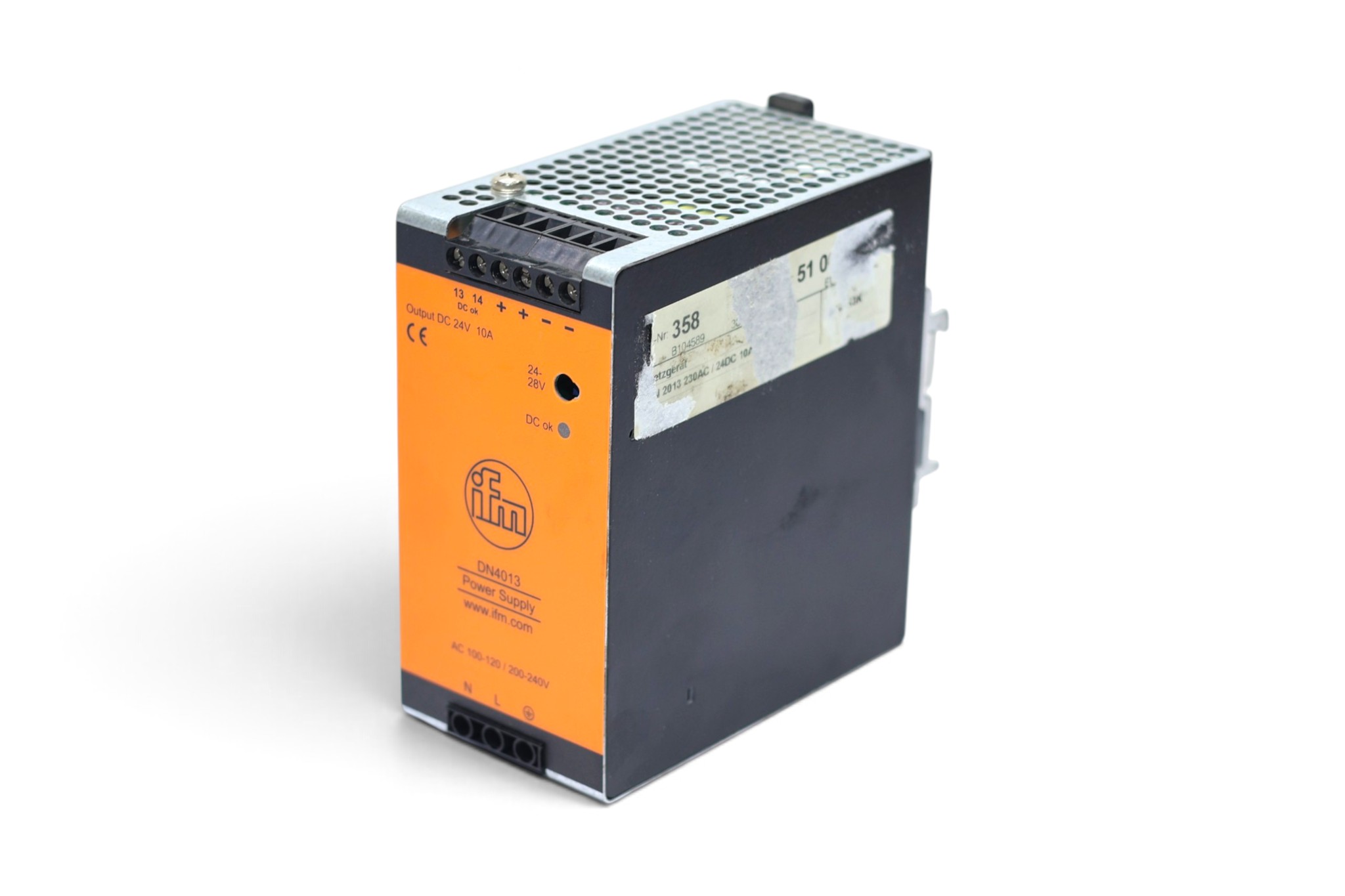 IFM DN4033 POWER SUPPLY PSU-3AC/24VDC-10A (10A )