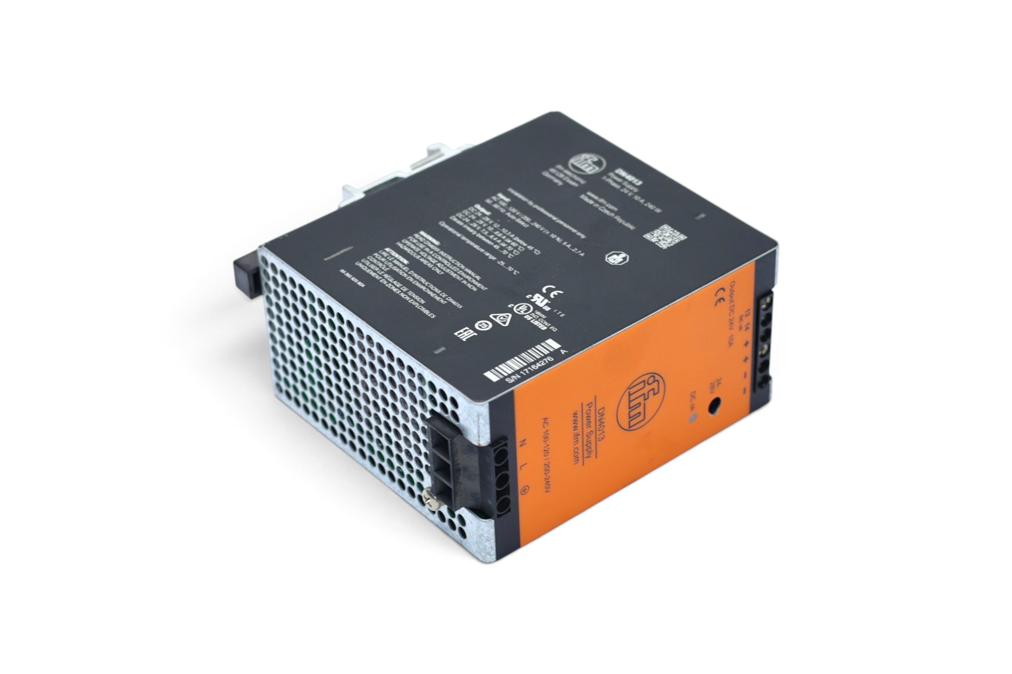 IFM DN4033 POWER SUPPLY PSU-3AC/24VDC-10A (10A ) - Image 5