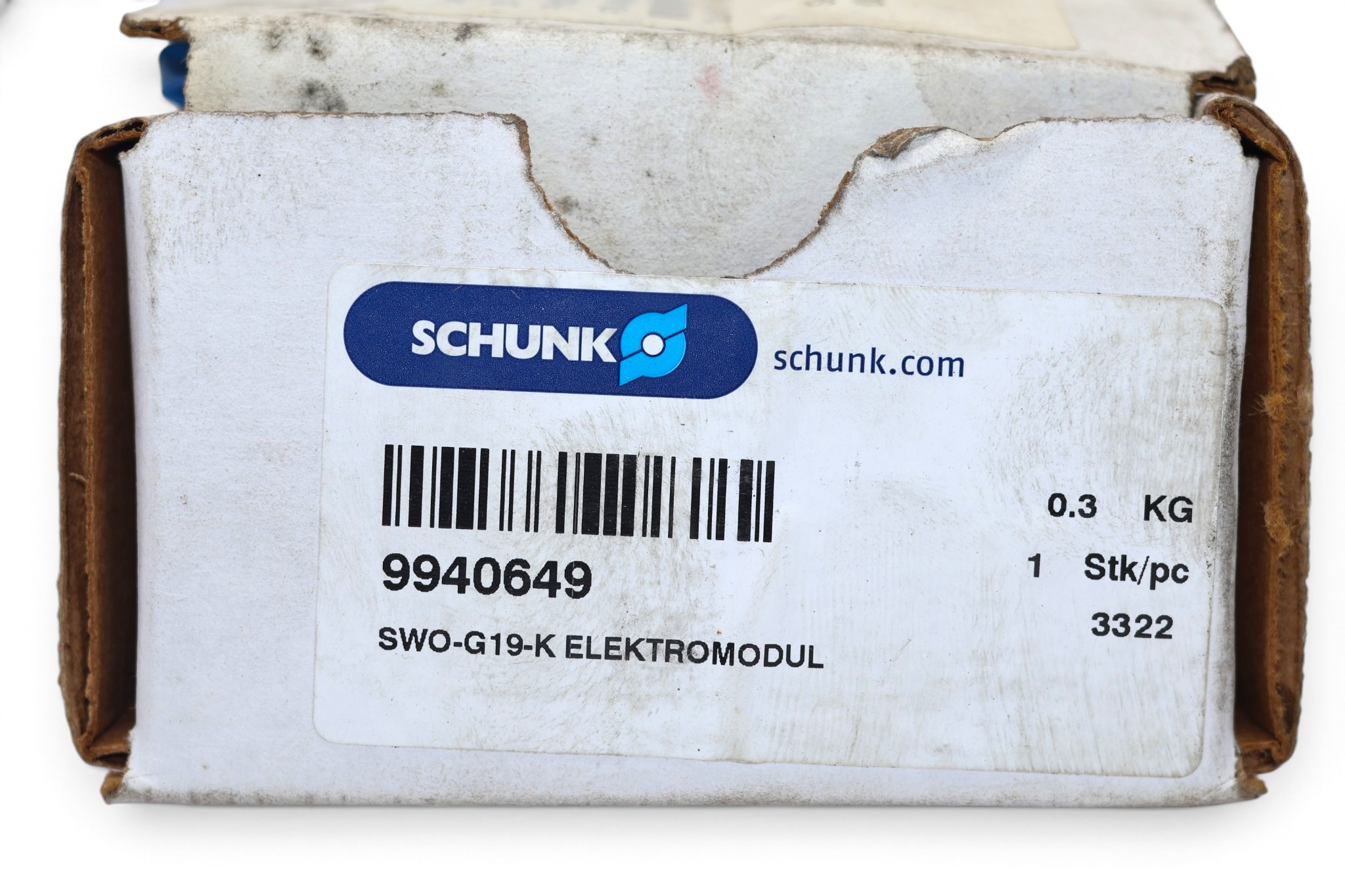 SCHUNK SWO-G19-K ELECTRIC FEED-THROUGH MODULE 9940649 - Image 2