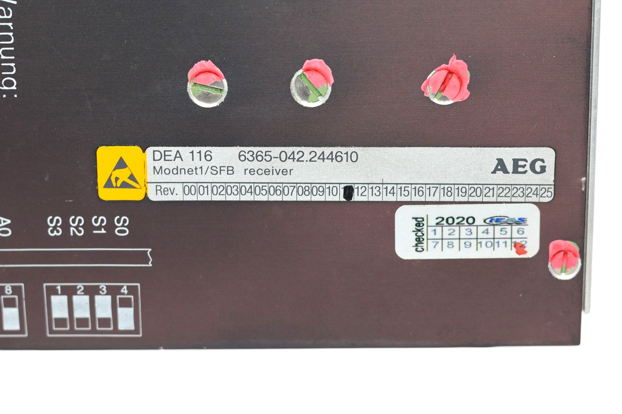 AEG DEA 116 RECEIVER MODULE 6365-042.244610 - Image 3