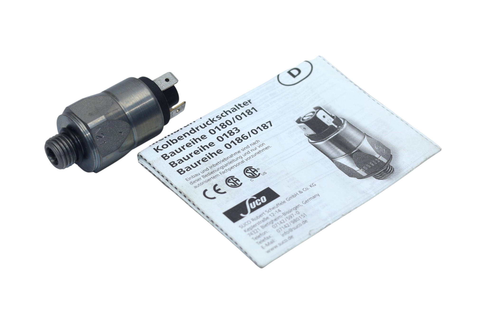 SUCO 0183-46345-1-061 PRESSURE SWITCH (200…400 bar)
