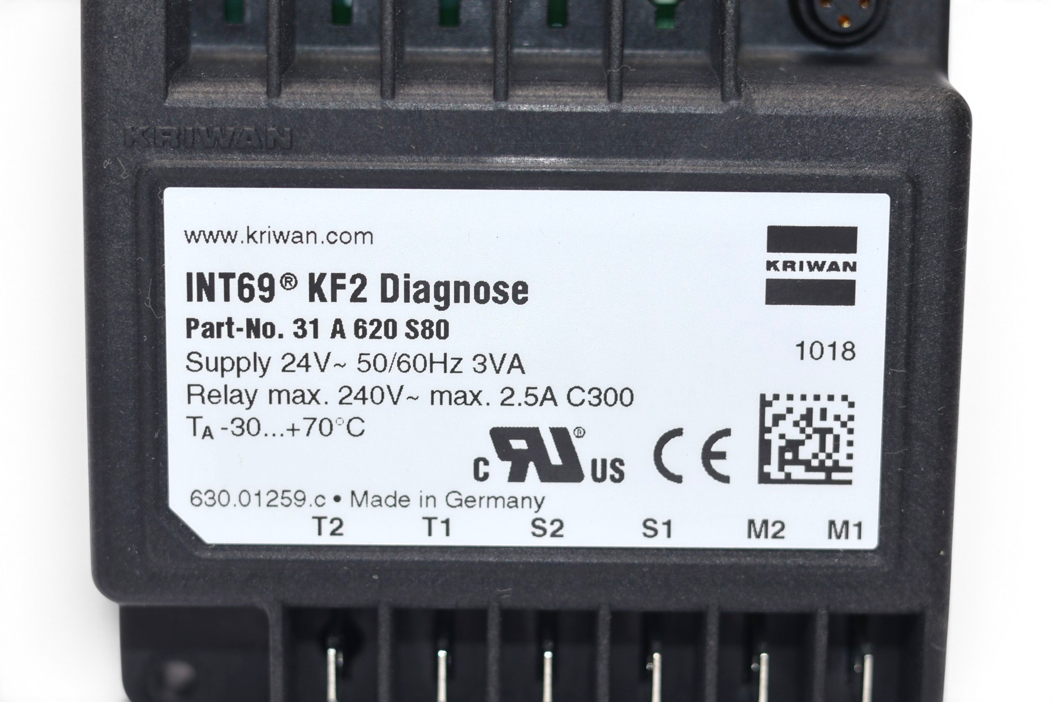 KRIWAN INT69 KF2 DIAGNOSE MOTOR PROTECTION 31A620S80 - Image 3
