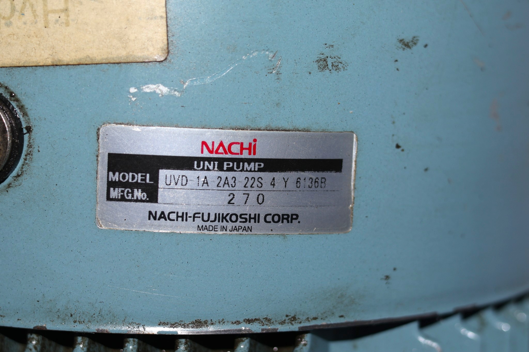 NACHI VDR-1B-2A3-U-6136B VANE PUMP - Image 3