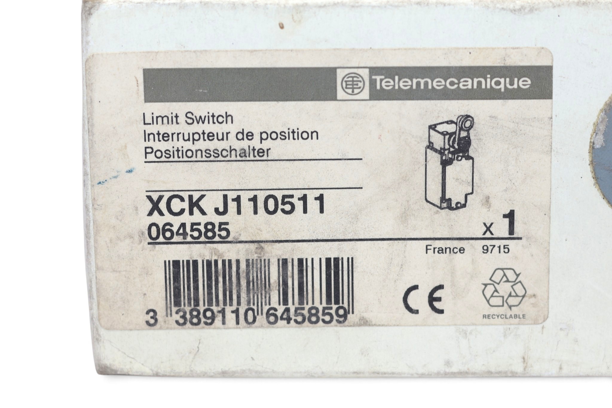 TELEMECANIQUE XCK-J110511 LIMIT SWITCH - Image 2