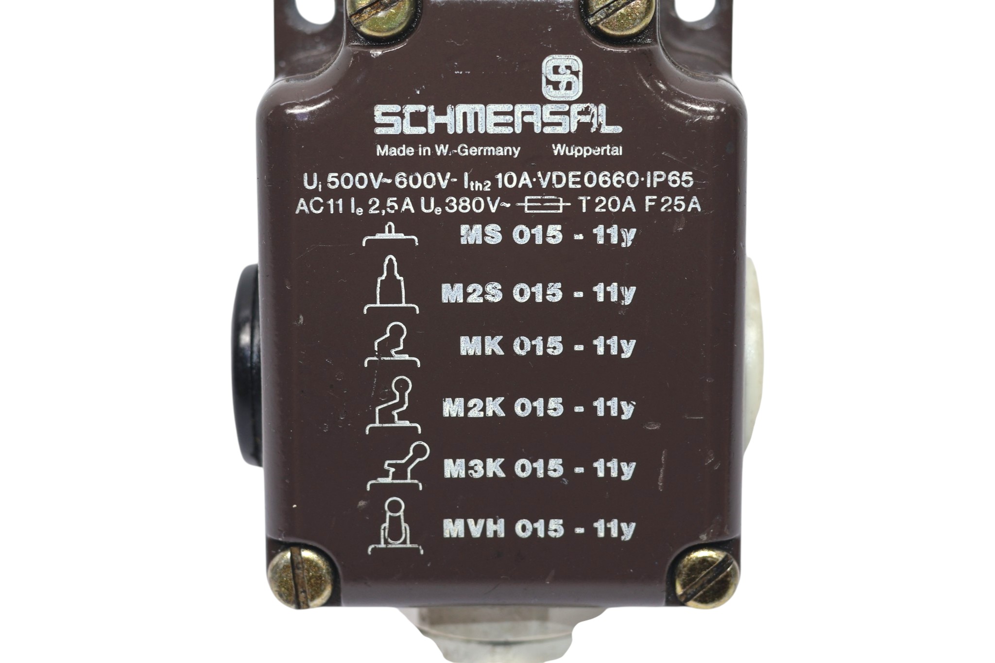 SCHMERSAL MVH 015-11Y LIMIT SWITCH - Image 2