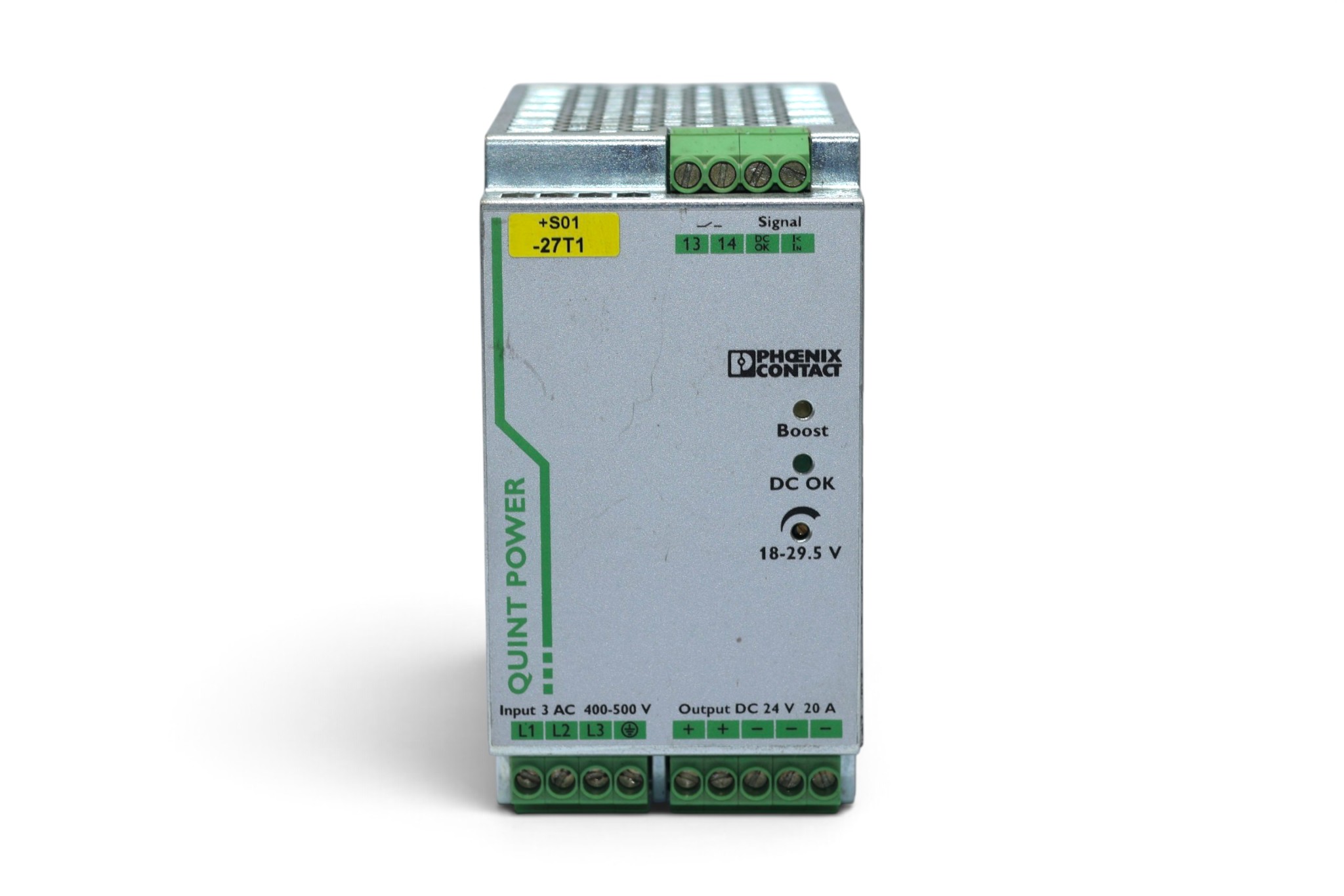 PHOENIX CONTACT PS/3AC/24DC/20 POWER SUPPLY 2866792 (20A) - Image 3