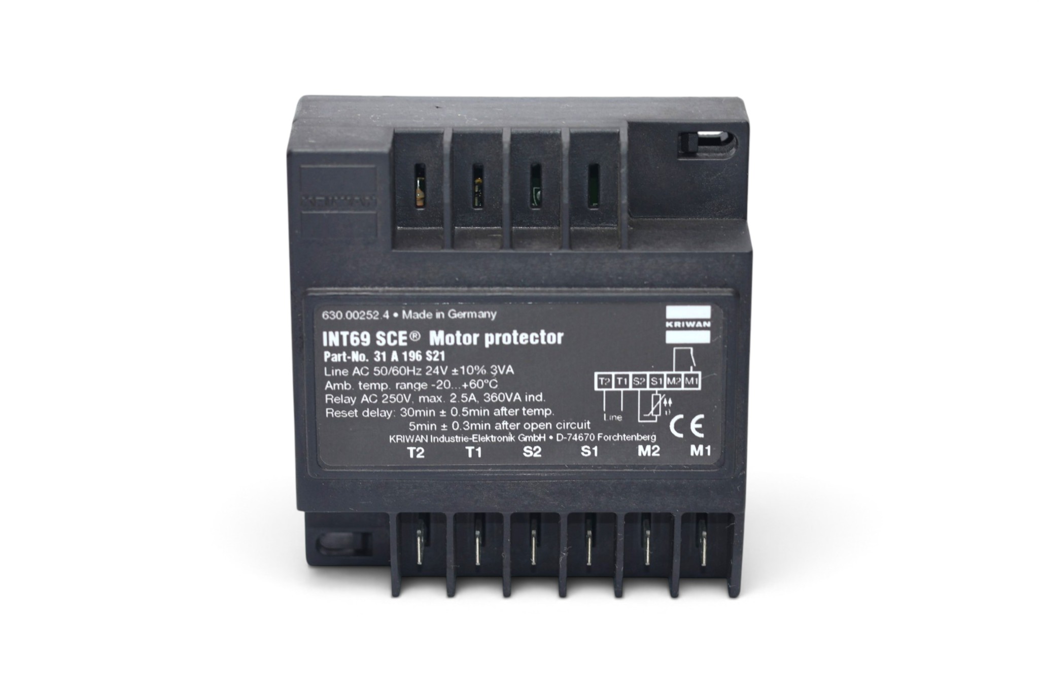 KRIWAN INT69 SCE MOTOR PROTECTION 31A196S21 - Image 5
