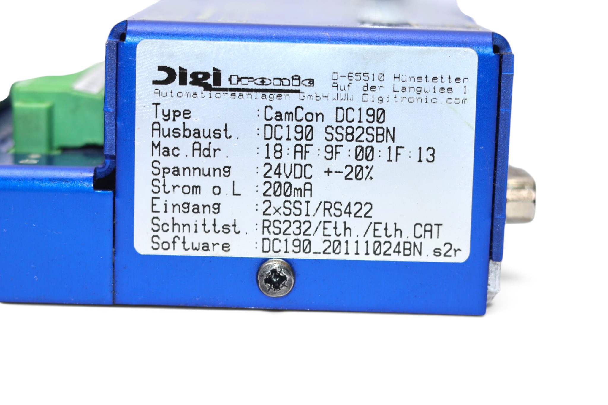 DIGITRONIC CACONDC190 DIGITAL CAM SWITCH UNIT - Image 2