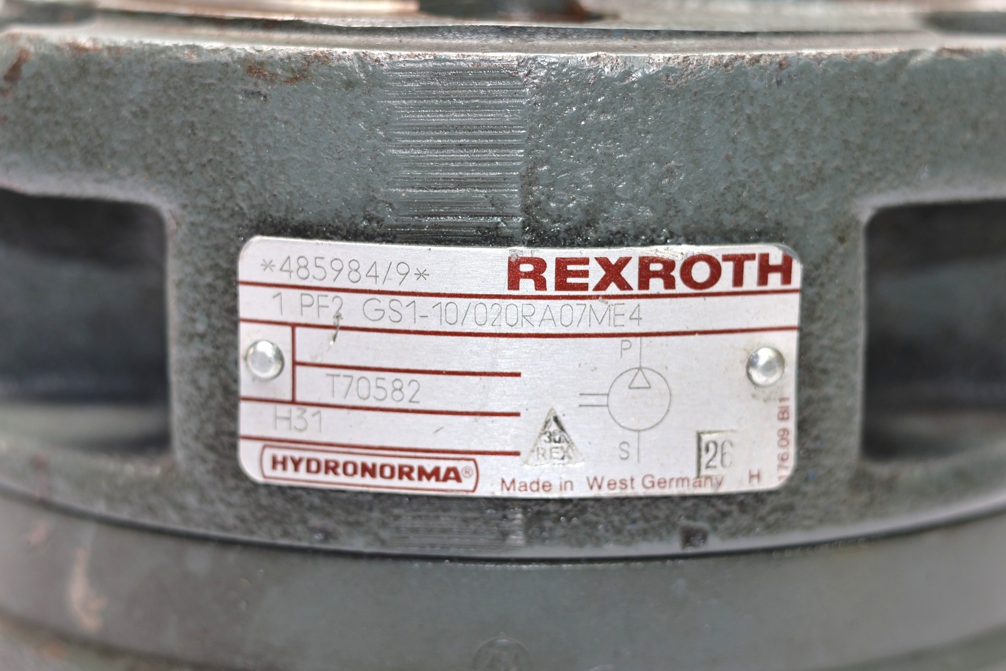 REXROTH 1PF2GS1-10/020RA07ME4 INTERNAL GEAR PUMP - Image 2