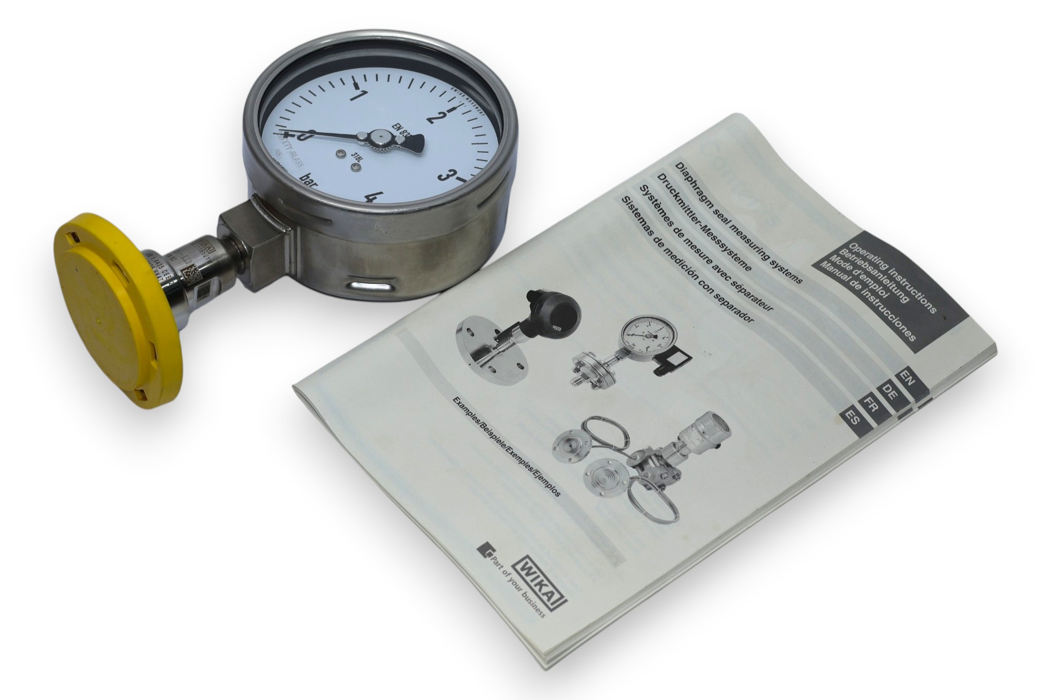 WIKA 232.50.100 PRESSURE GAUGE (0…4 bar)
