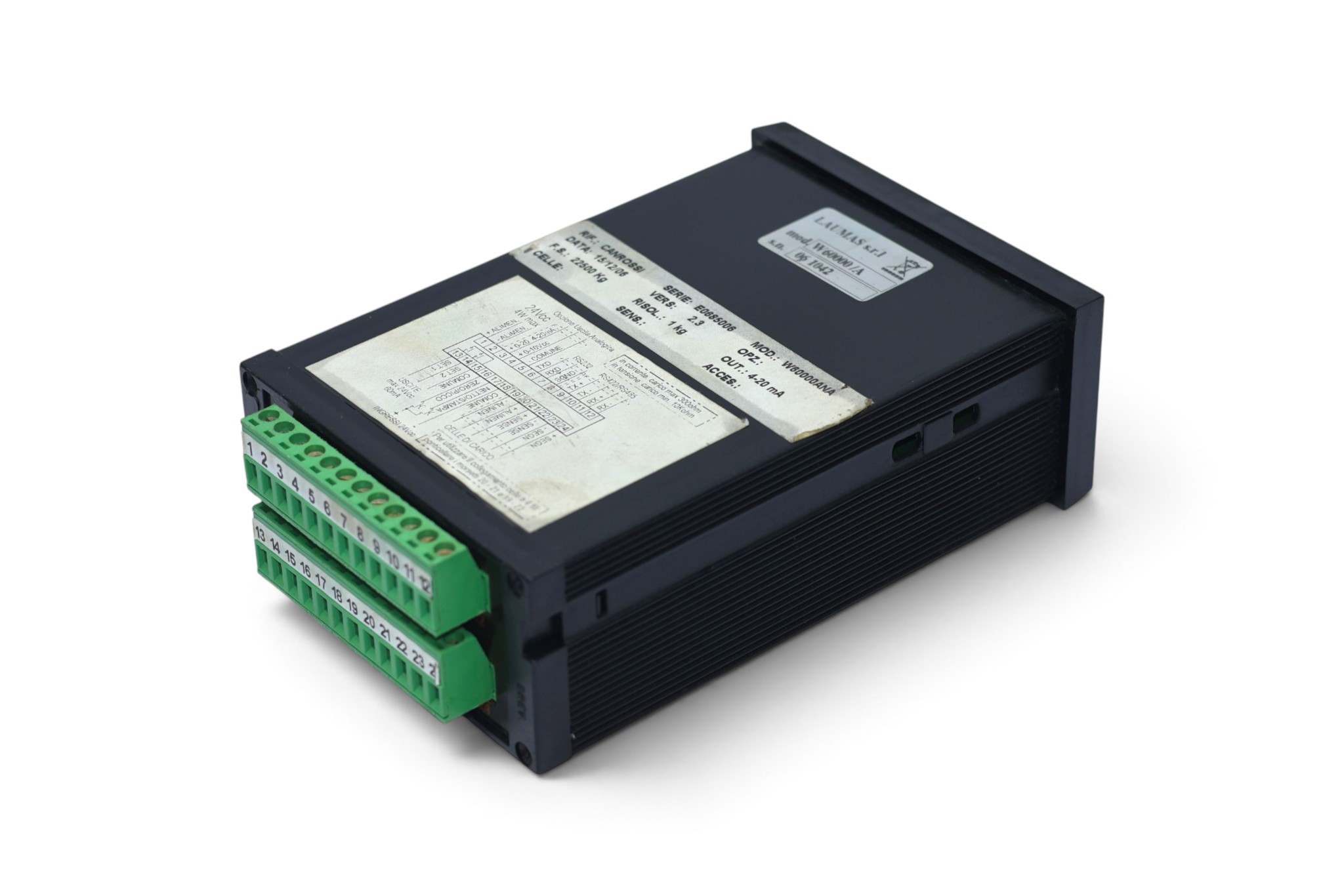 LAUMAS W60000/A WEIGHT INDICATOR W60000ANA - Image 6