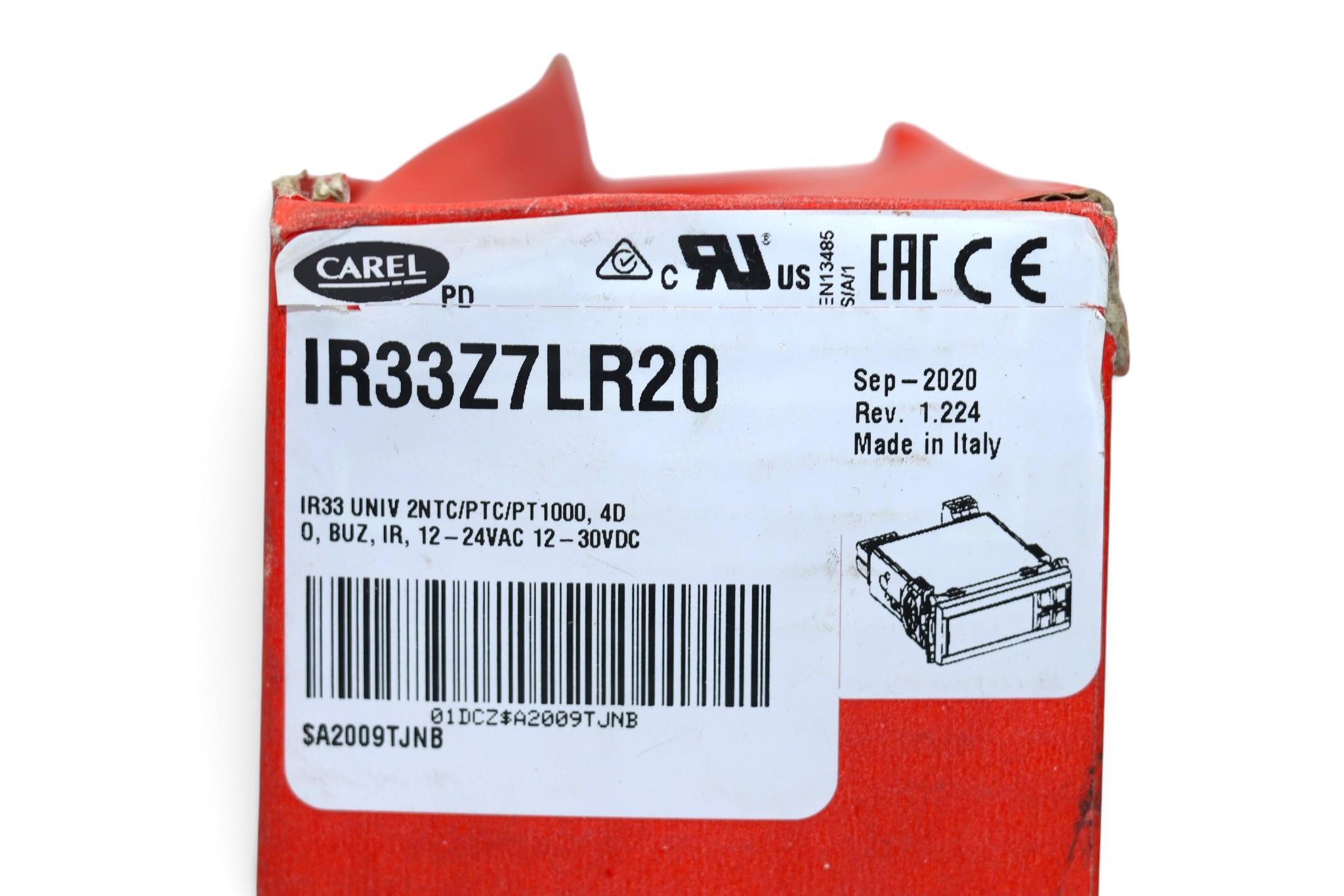 CAREL IR33Z7LR20 TEMPERATURE CONTROLLER - Image 2