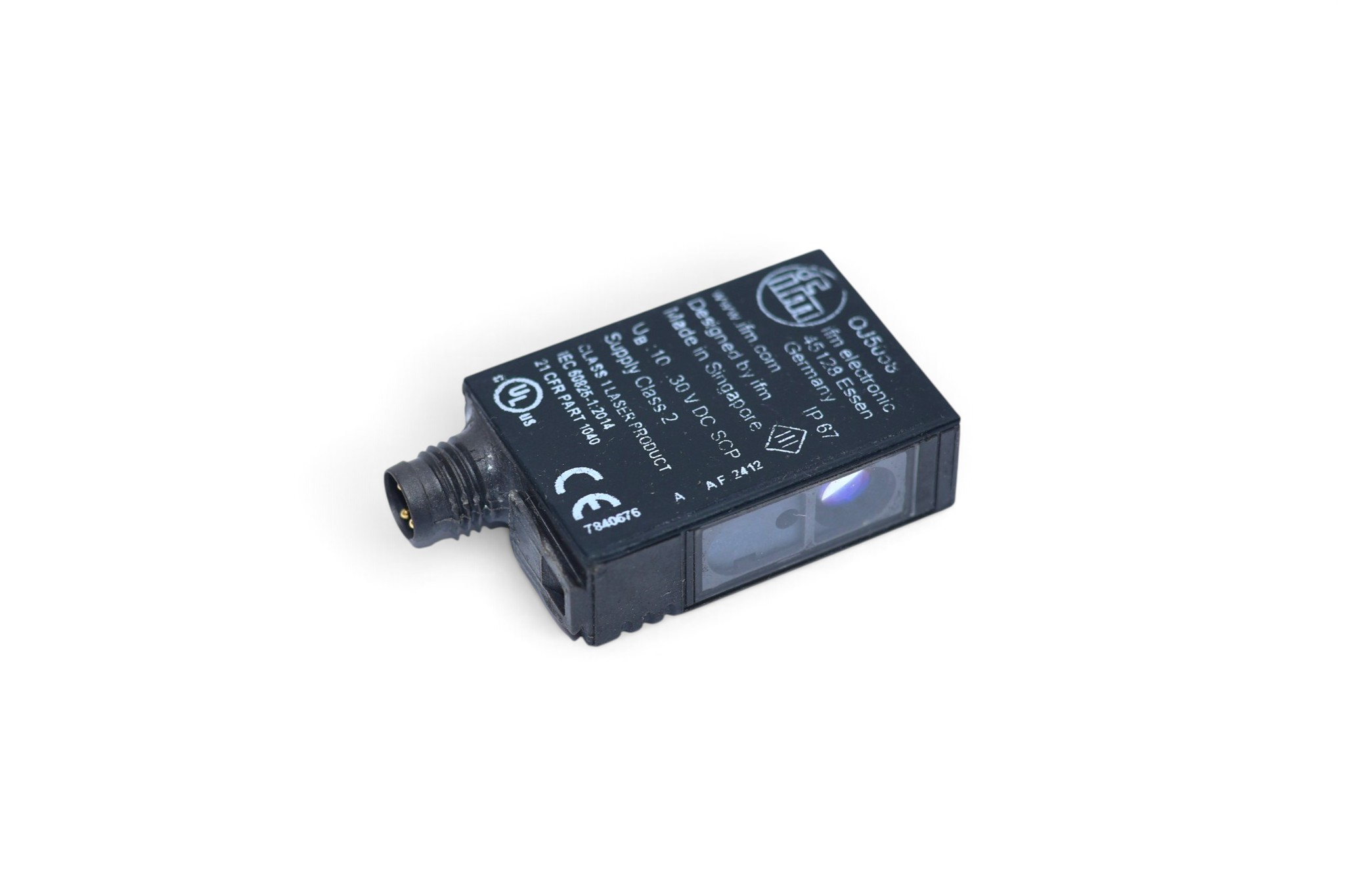 IFM OJ5058 LASER DIFFUSE REFLECTION SENSOR OJHLFPKG/SO/AS