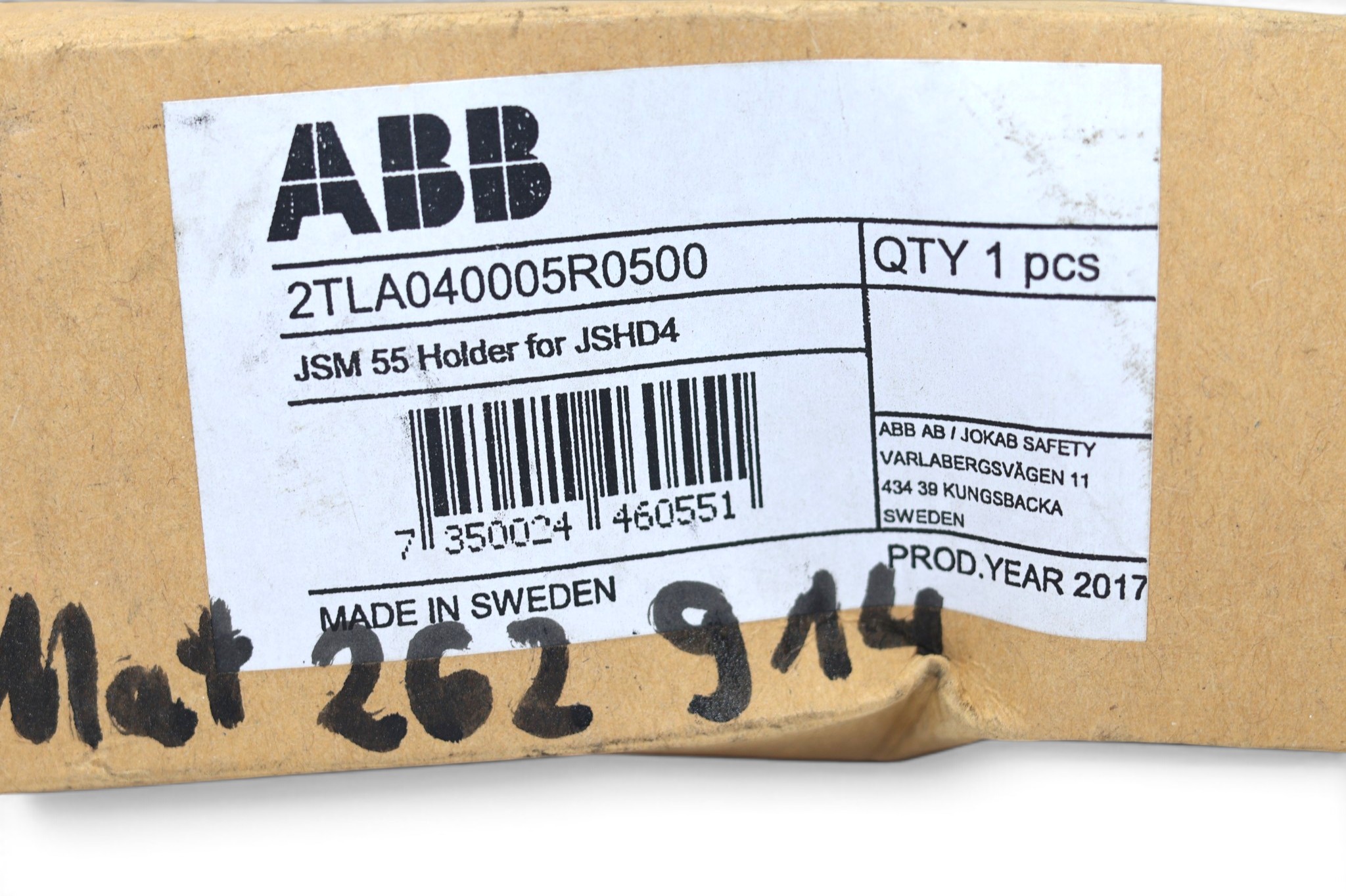 ABB 2TLA040005R0500 MOUNTING BRACKET JSM 55 - Image 2