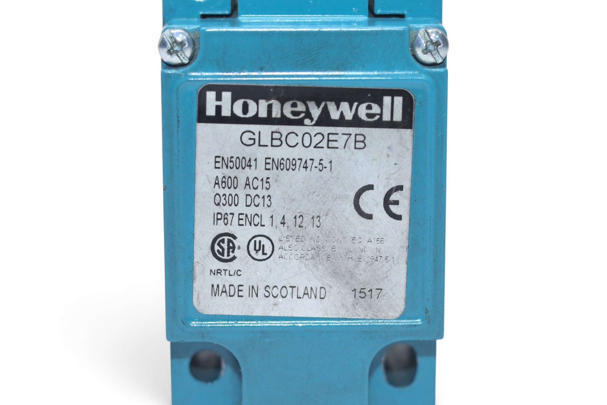 HONEYWELL GLBC002E7B LIMIT SWITCH BODY - Image 2
