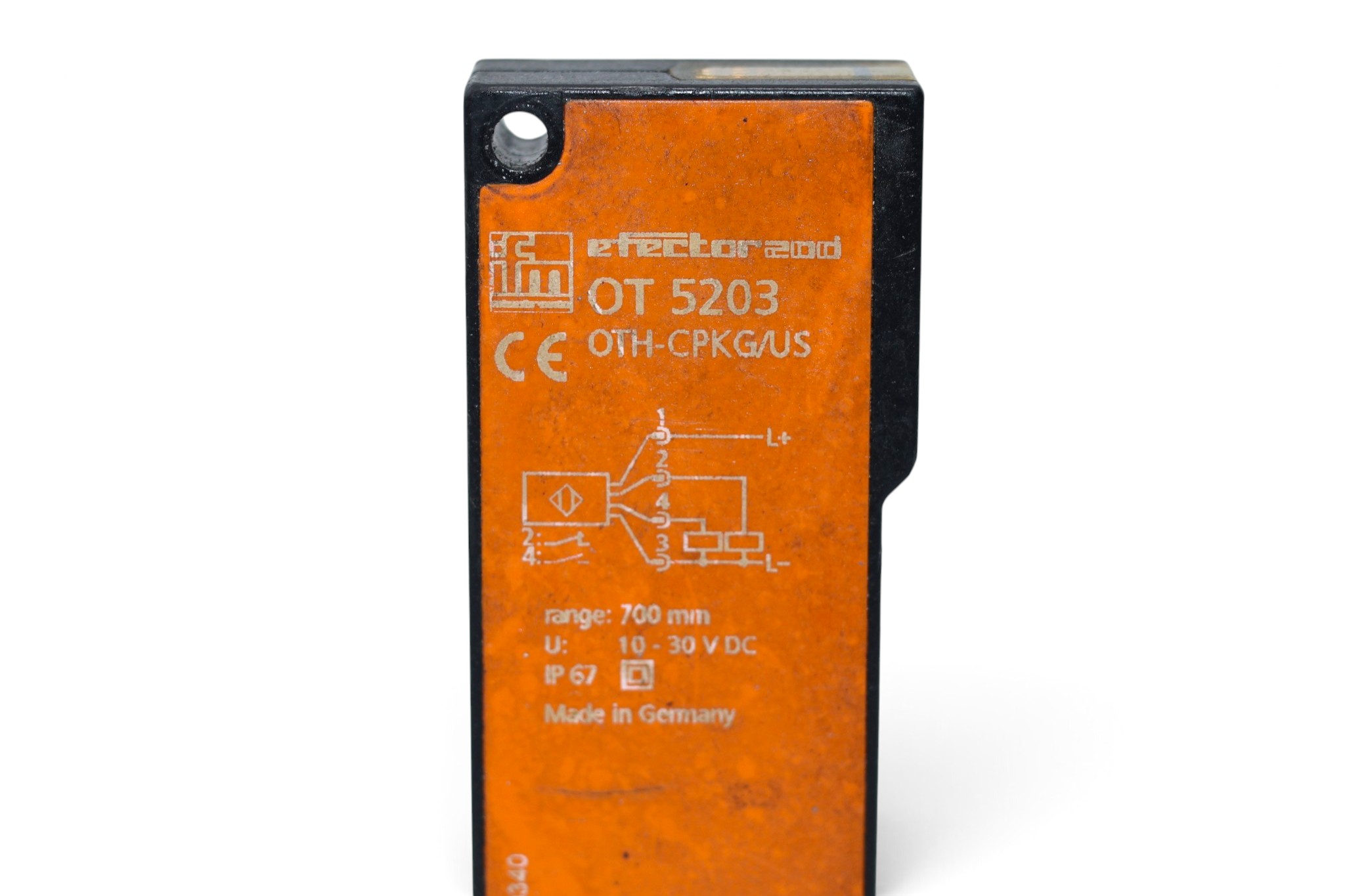 IFM OT5203 DIFFUSE PHOTOELECTRIC SENSOR OTH-CPKG/US-100-DPX - Image 2