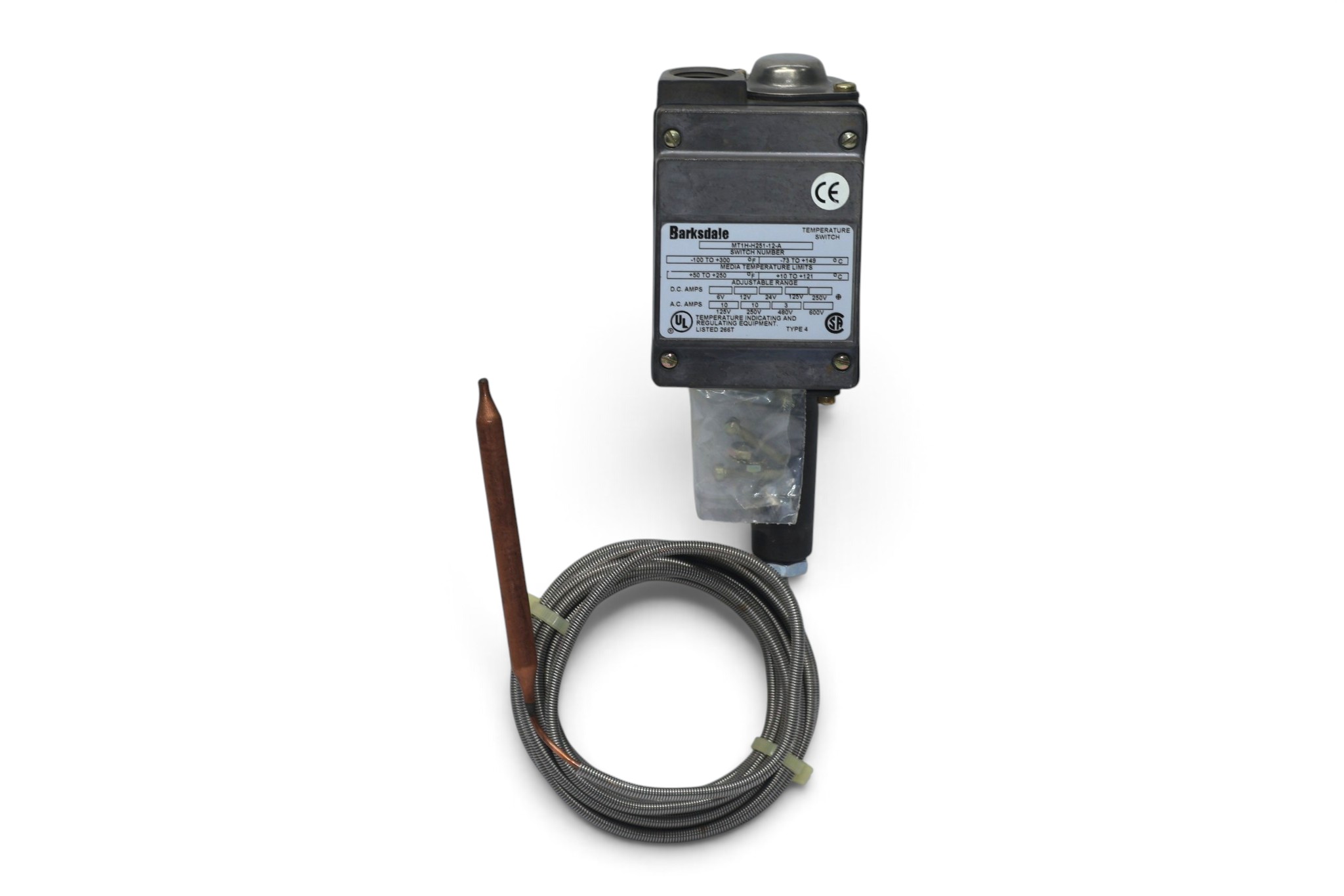 BARKSDALE MT1H-H251-12-A TEMPERATURE SWITCH - Image 3