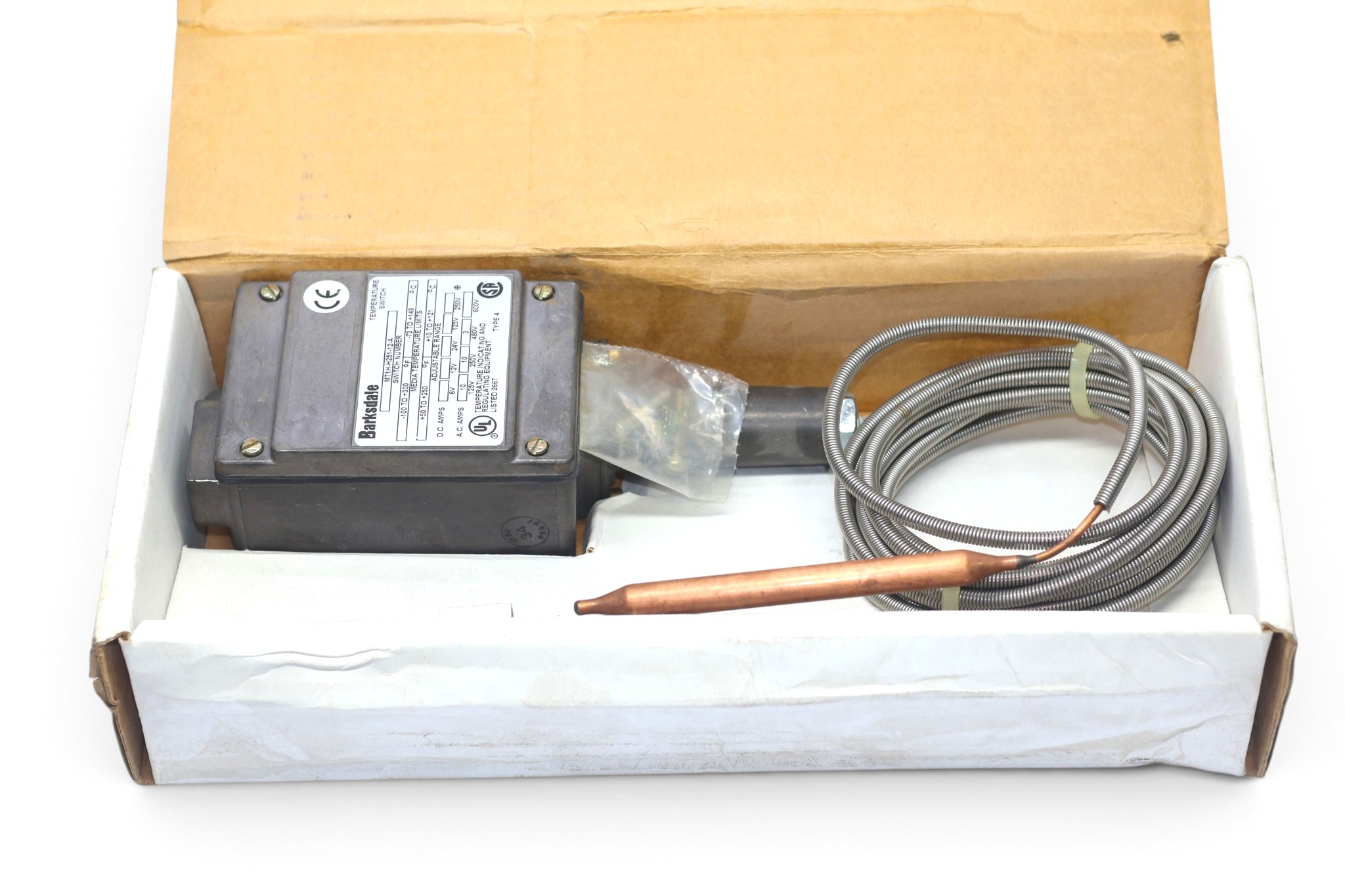 BARKSDALE MT1H-H251-12-A TEMPERATURE SWITCH - Image 5