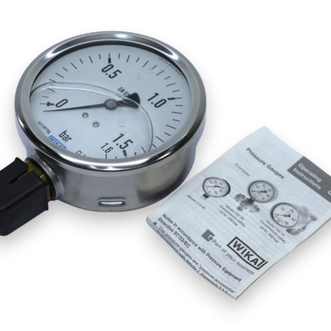 WIKA 213.53.100 PRESSURE GAUGE 902254 (0…1.6 bar)