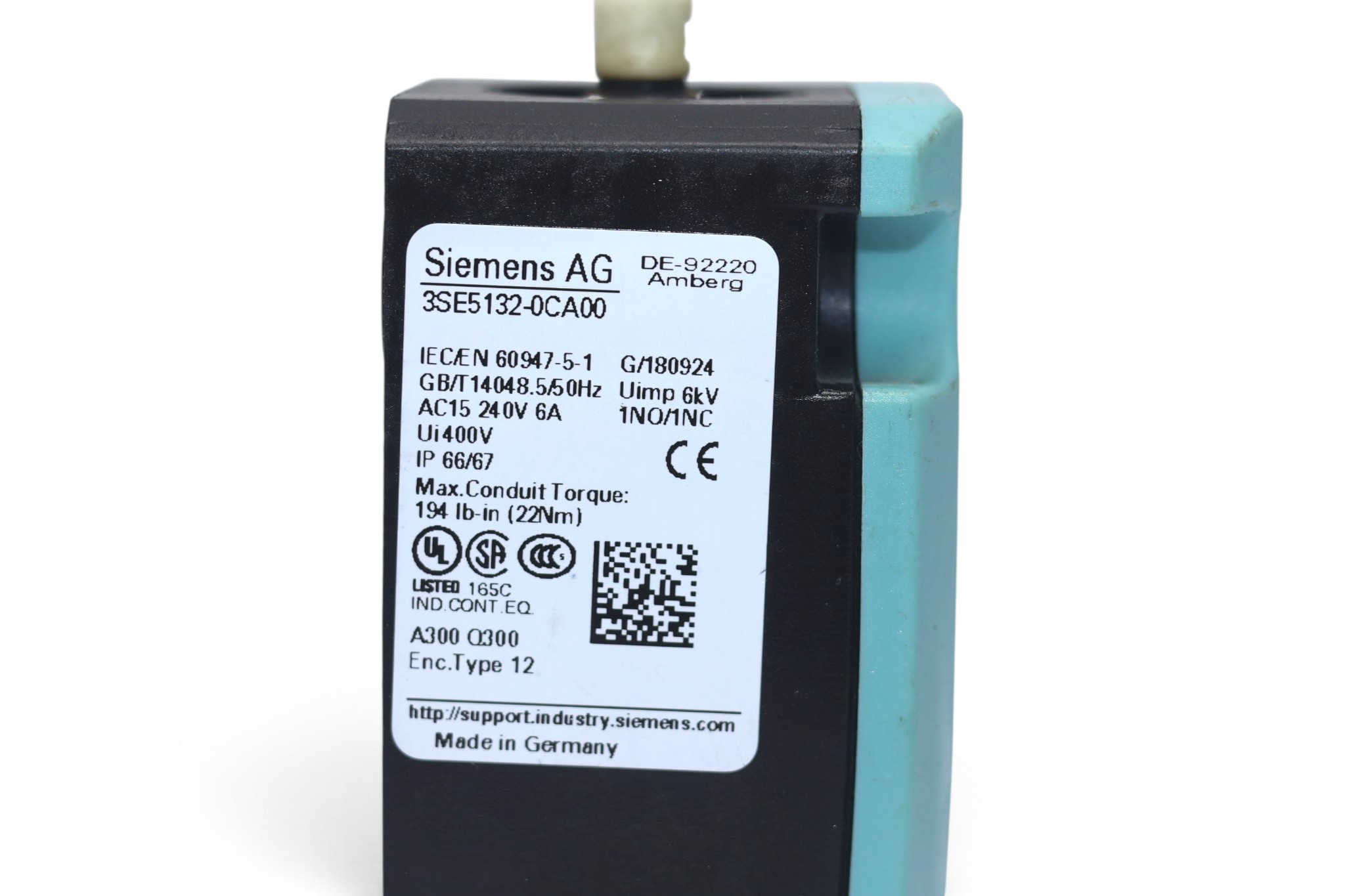 SIEMENS 3SE5132-0CA00 LIMIT SWITCH - Image 2