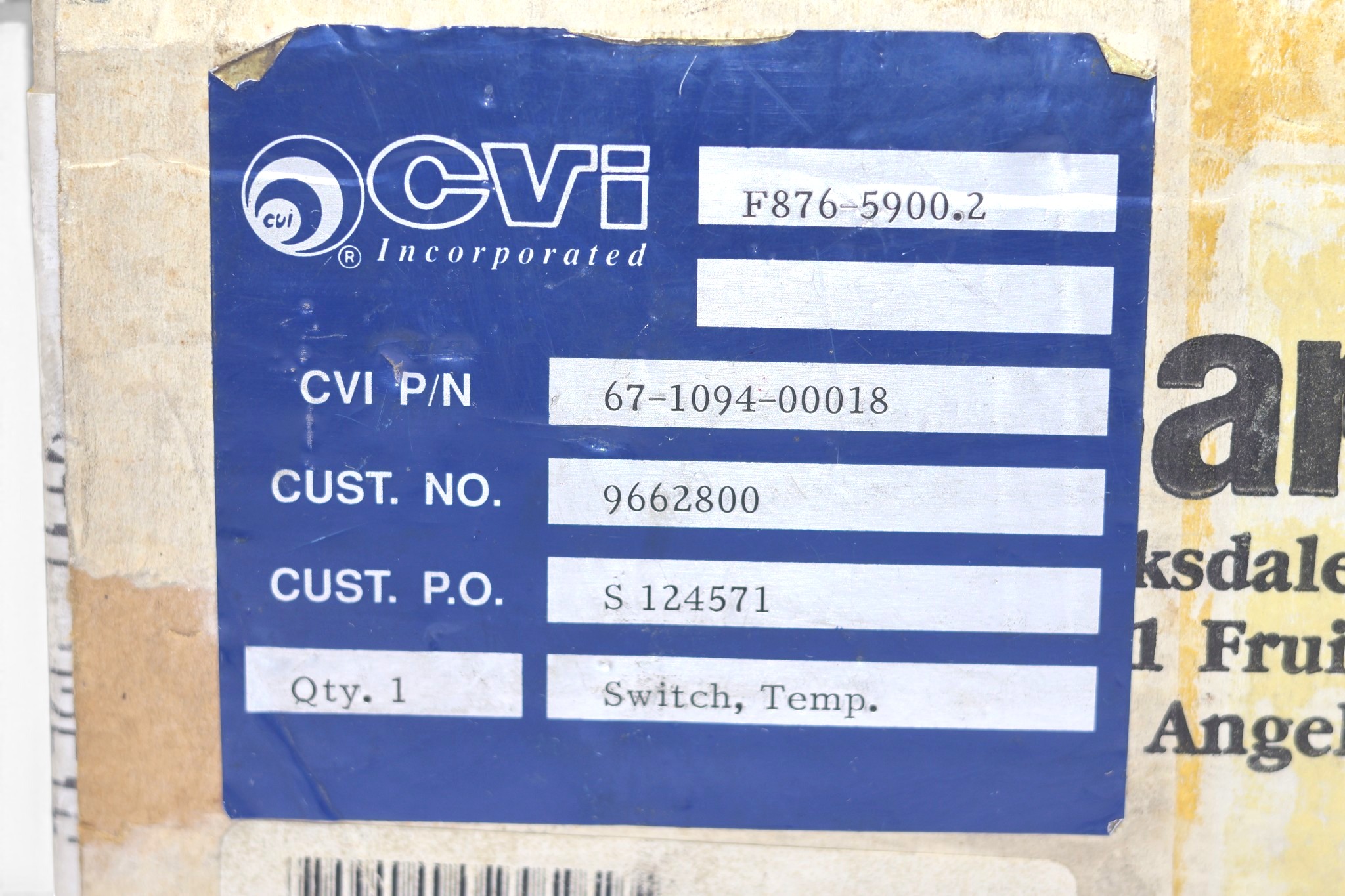 BARKSDALE MT1H-H351S TEMPERATURE SWITCH - Image 2