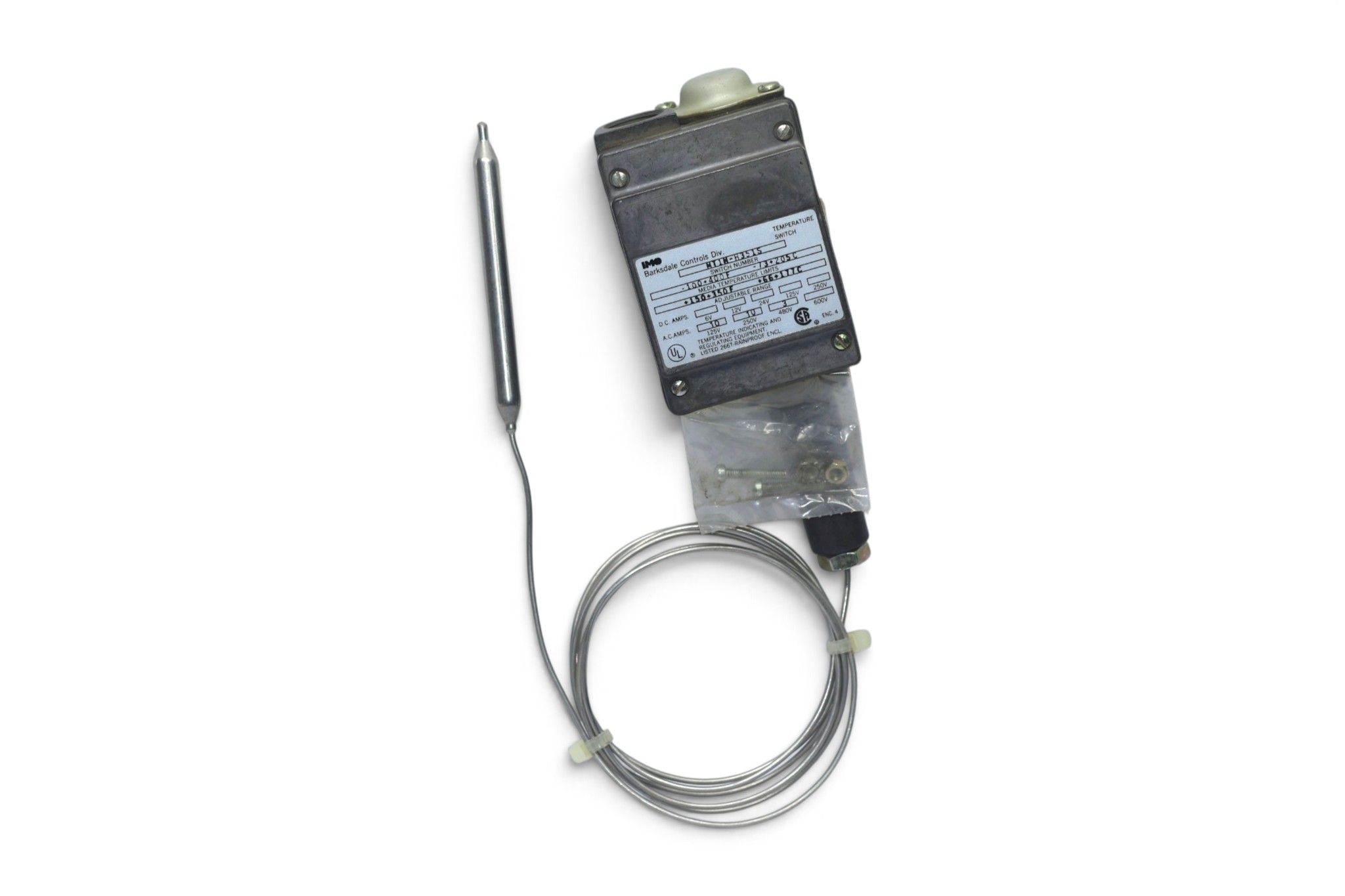BARKSDALE MT1H-H351S TEMPERATURE SWITCH - Image 4