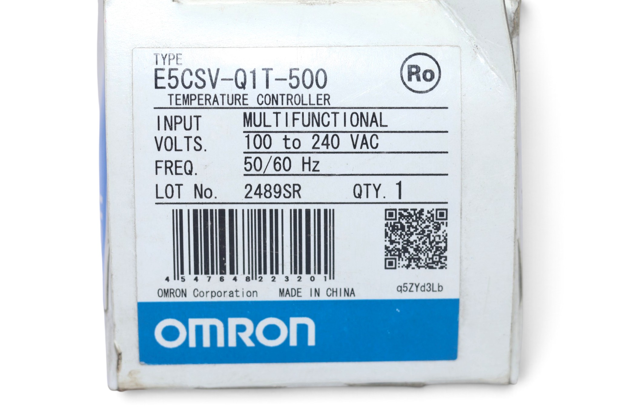 OMRON E5CSV-Q1T-500 TEMPERATURE CONTROLLER - Image 2