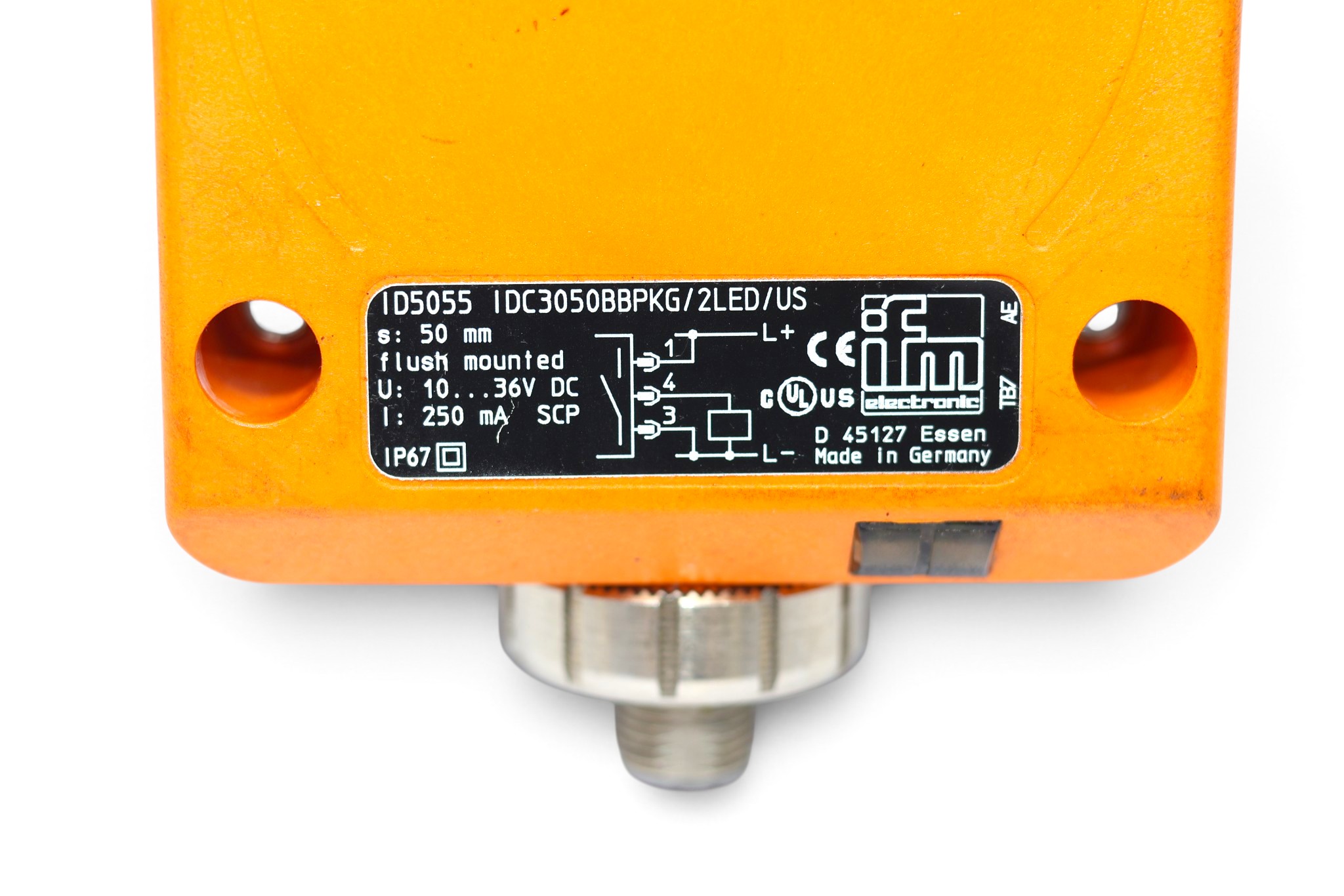 IFM ID5055 INDUCTIVE SENSOR IDC3050BBPKG/2LED/US-100-DPS - Image 2