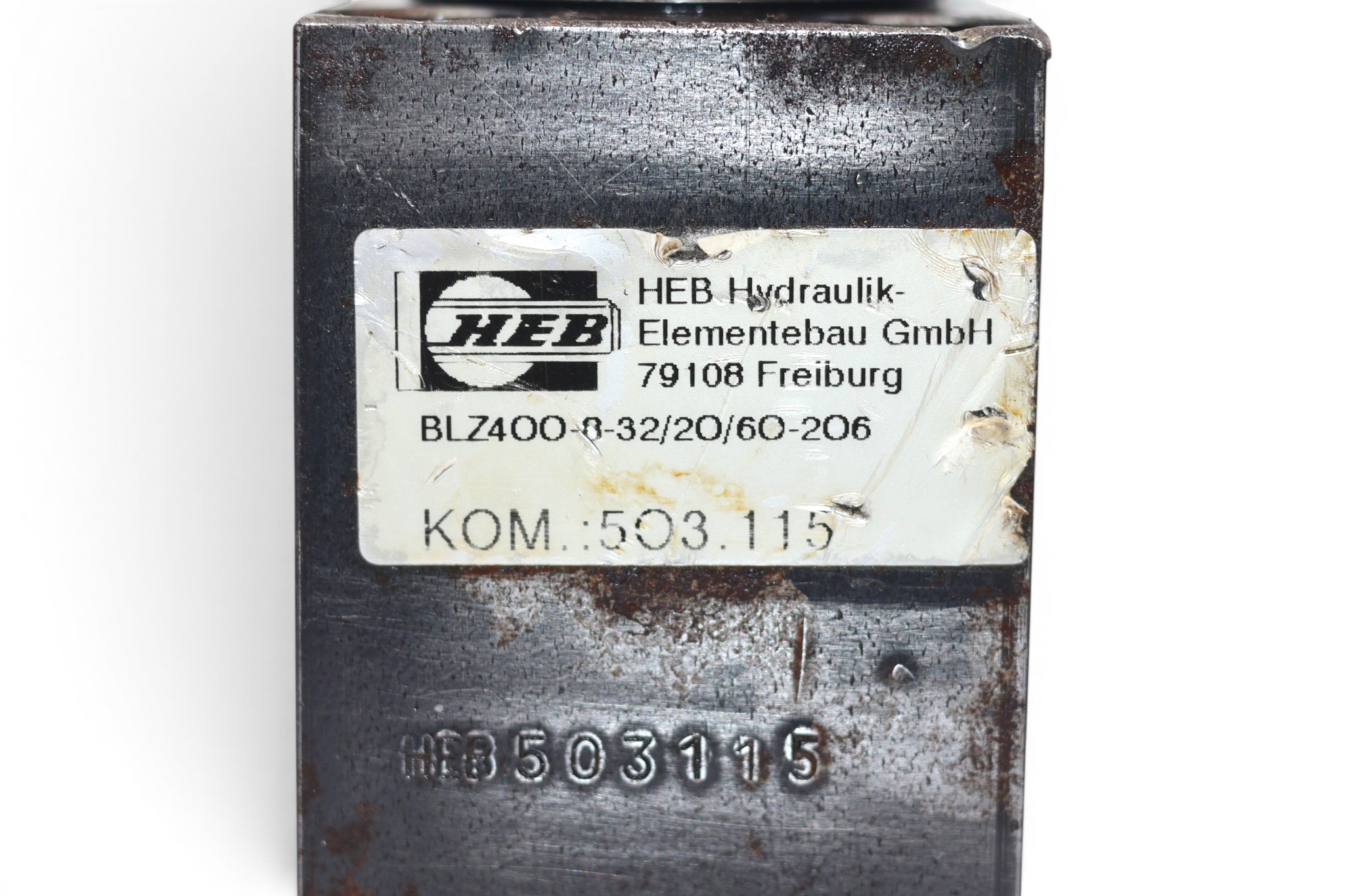 HEB BLZ400-8-32/20/60-206 HYDRAULIC BLOCK CYLINDER - Image 2