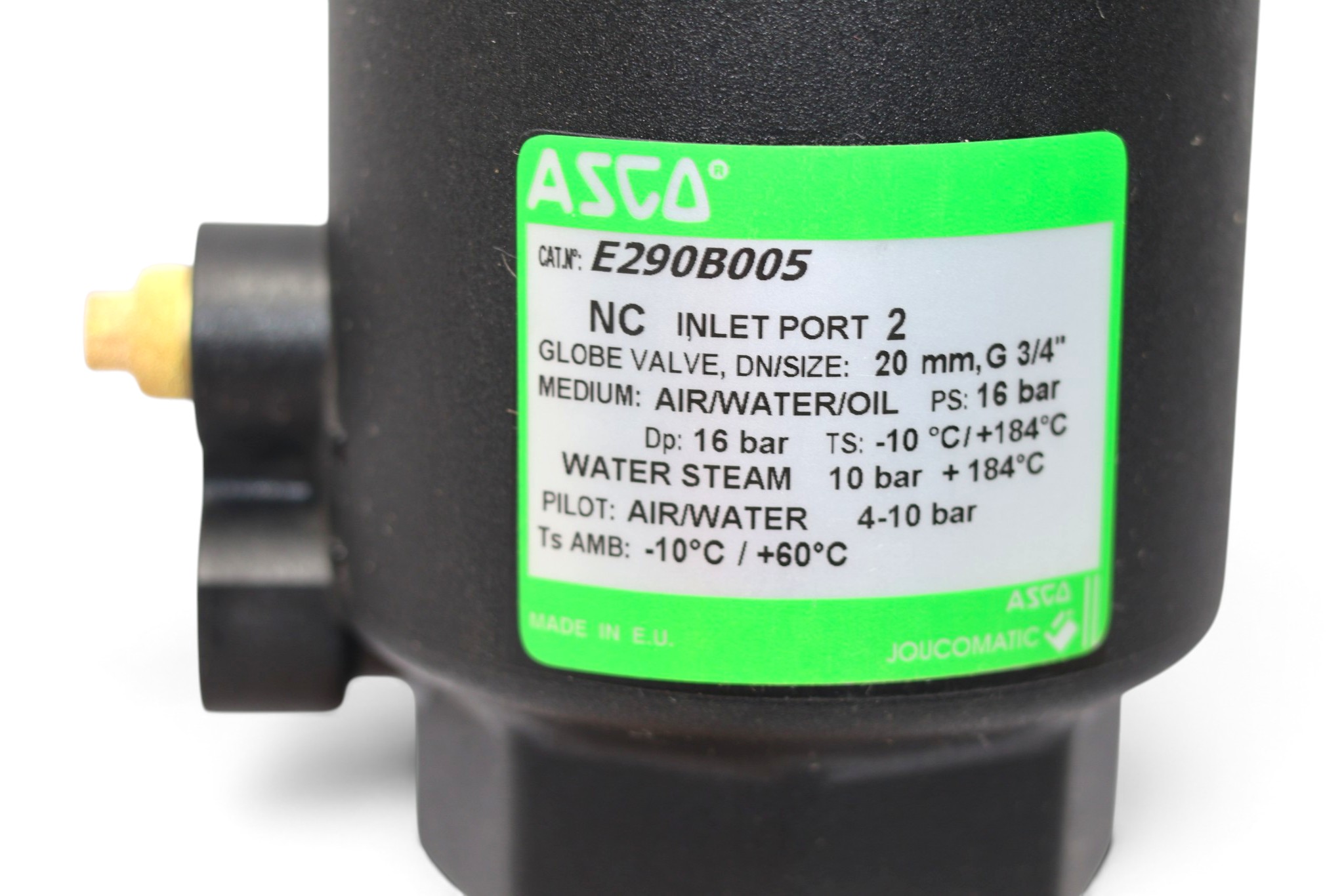 ASCO E290B005 ANGLE SEAT VALVE (DN20) - Image 3