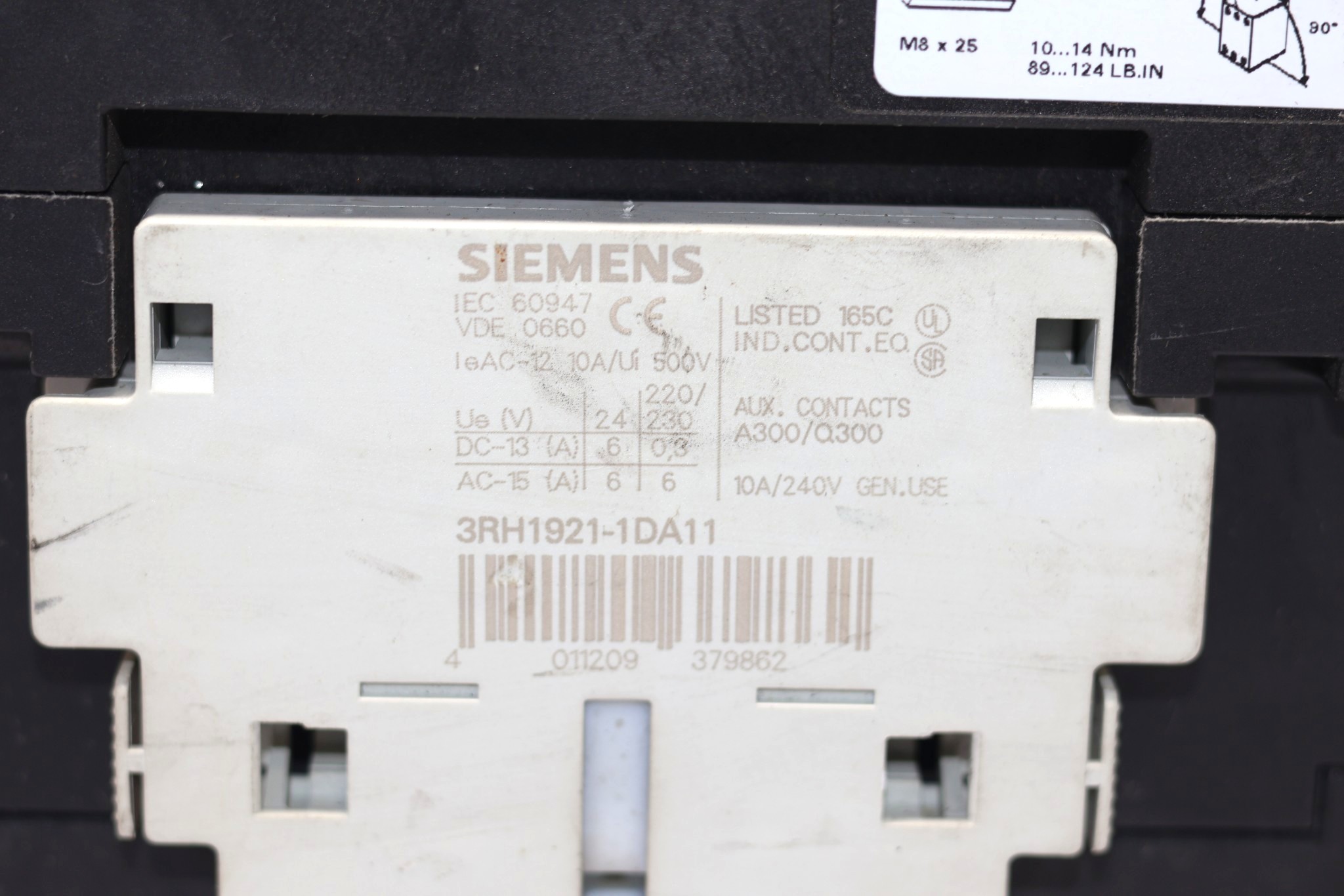 SIEMENS 3RT1055-6AP30 CONTACTOR (220 V) (75 Kw) - Image 3