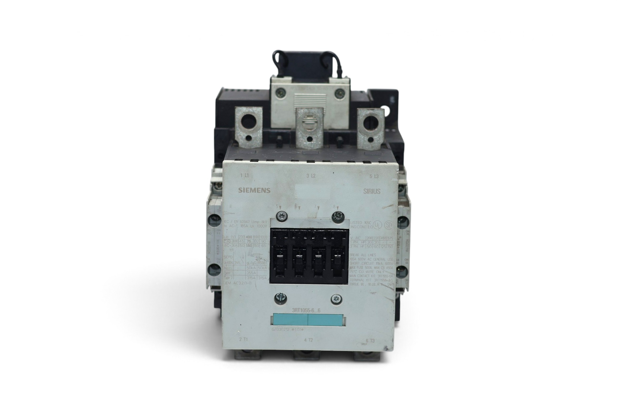 SIEMENS 3RT1055-6AP30 CONTACTOR (220 V) (75 Kw) - Image 6
