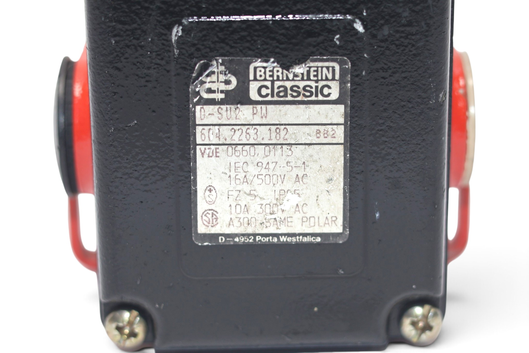 BERNSTEIN D-SU2 PW LIMIT SWITCH 604.2263.182 - Image 2