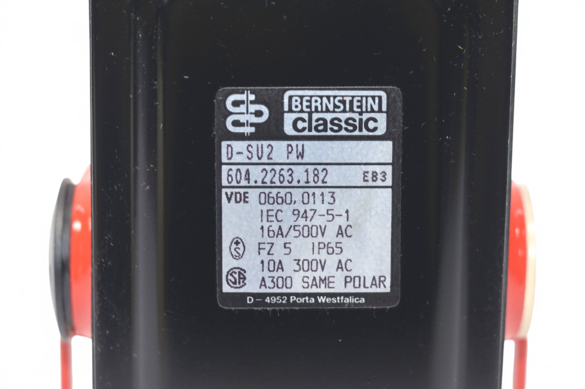 BERNSTEIN D-SU2 PW LIMIT SWITCH 604.2263.182 - Image 3