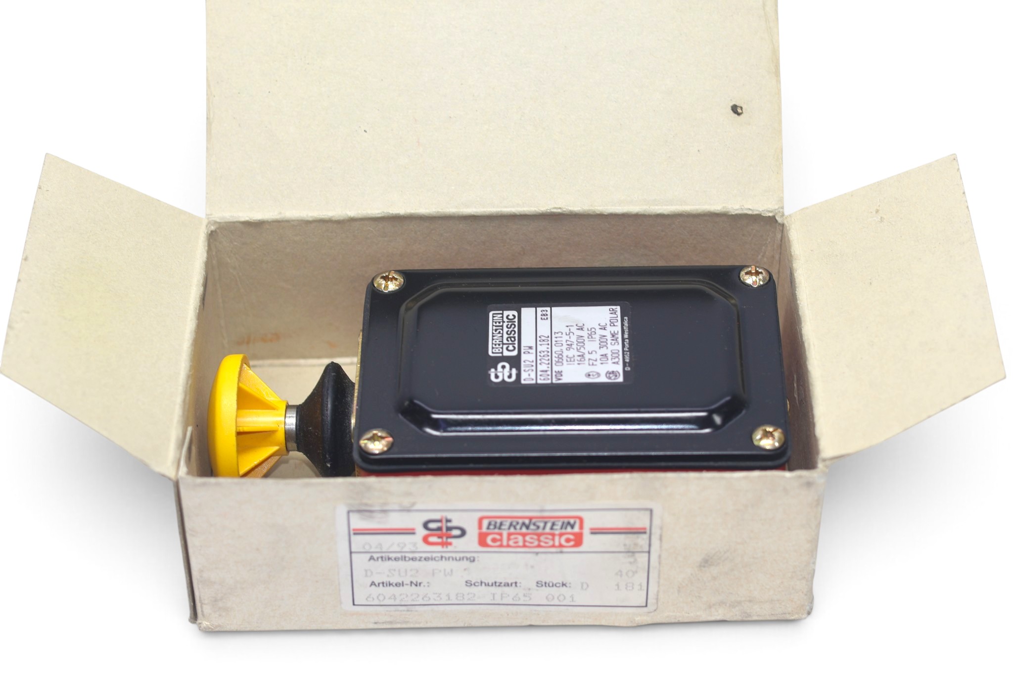 BERNSTEIN D-SU2 PW LIMIT SWITCH 604.2263.182 - Image 6