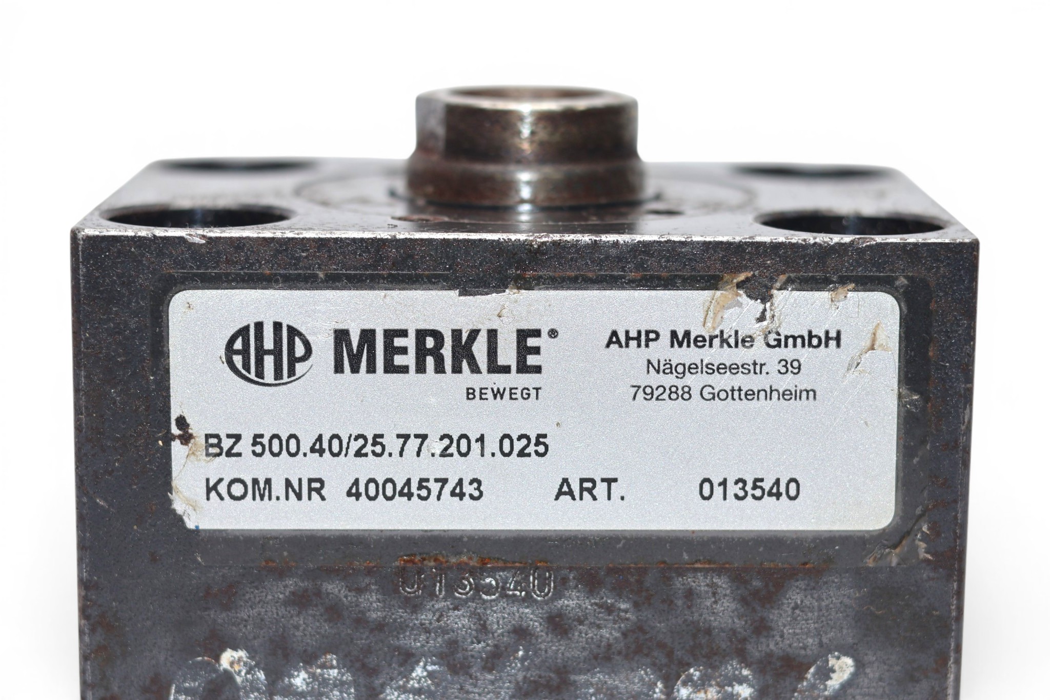 HEB BZ 500.40/25.77.201.025 HYDRAULIC BLOCK CYLINDER - Image 2