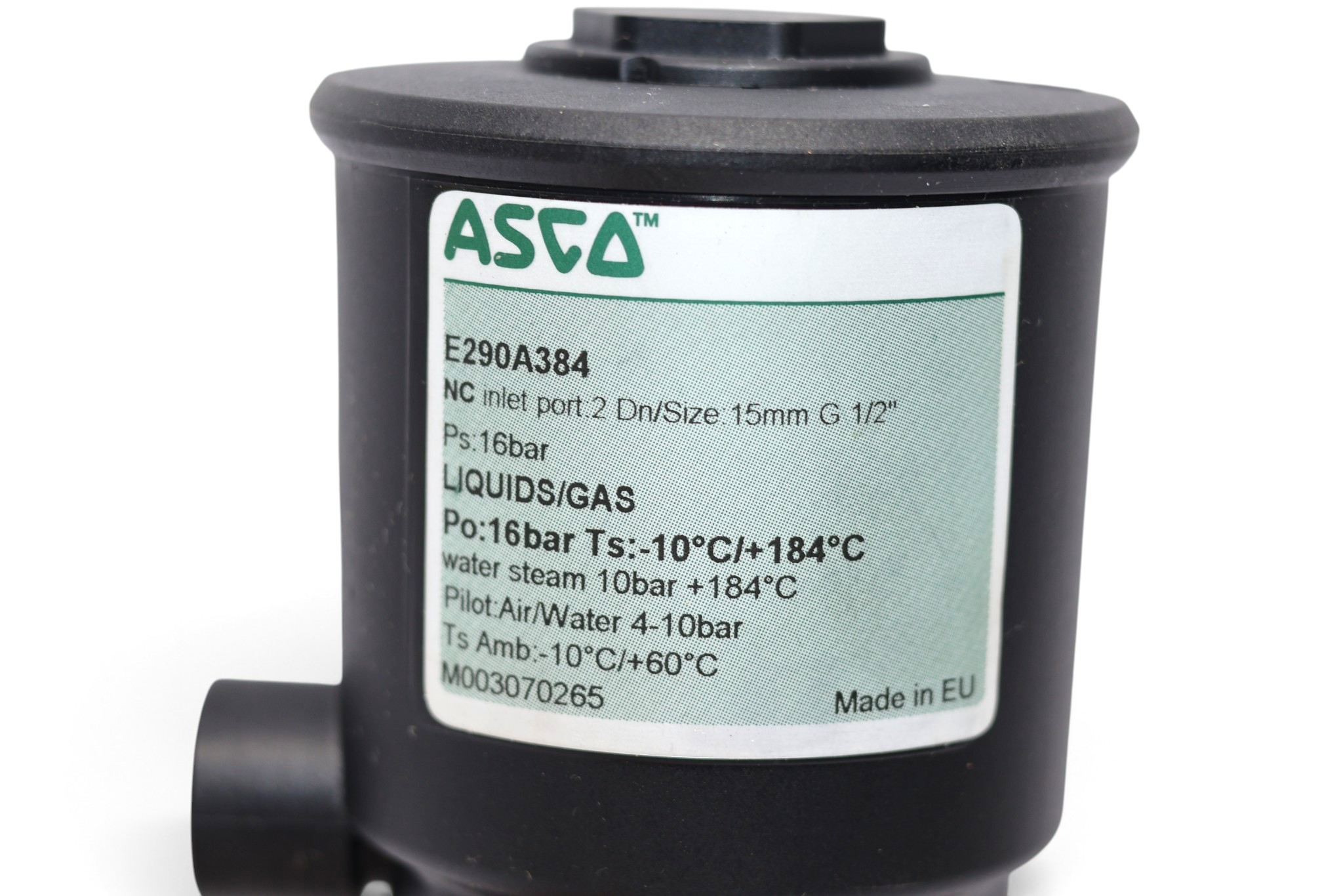 ASCO E290A384 ANGLE SEAT VALVE (DN15) - Image 3