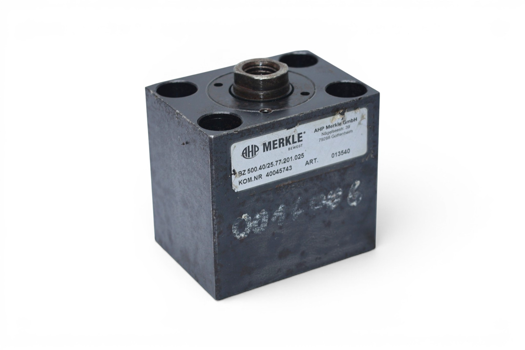 HEB BZ 500.40/25.77.201.025 HYDRAULIC BLOCK CYLINDER